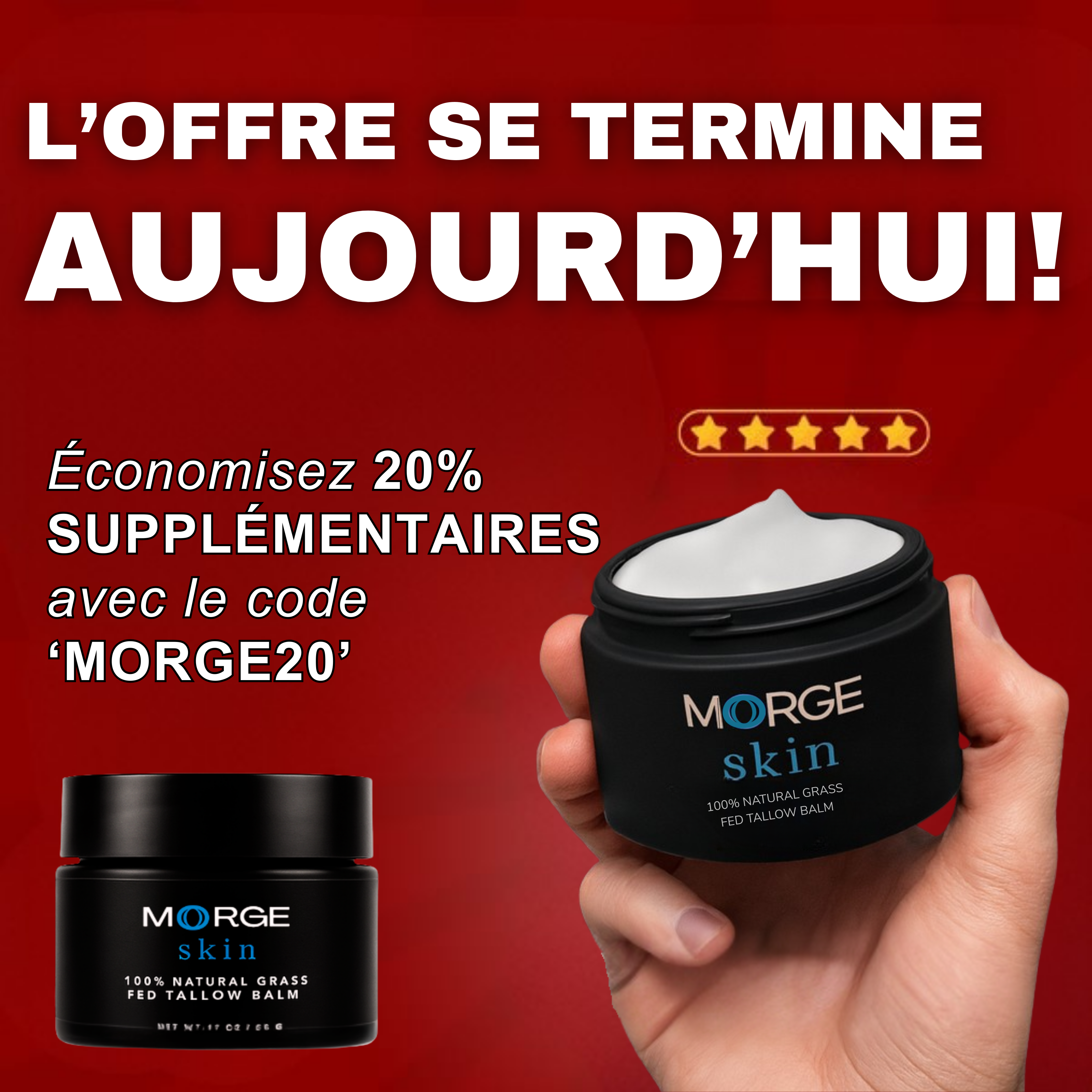 Morge Skin Facebook ad