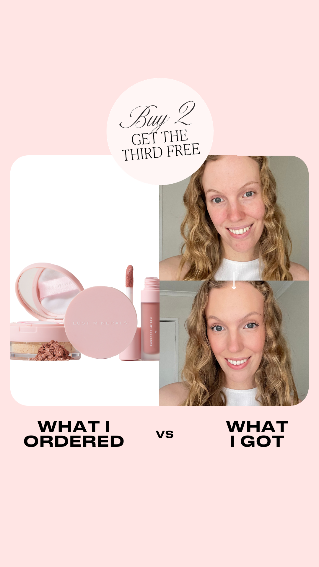 Lust Minerals Facebook ad