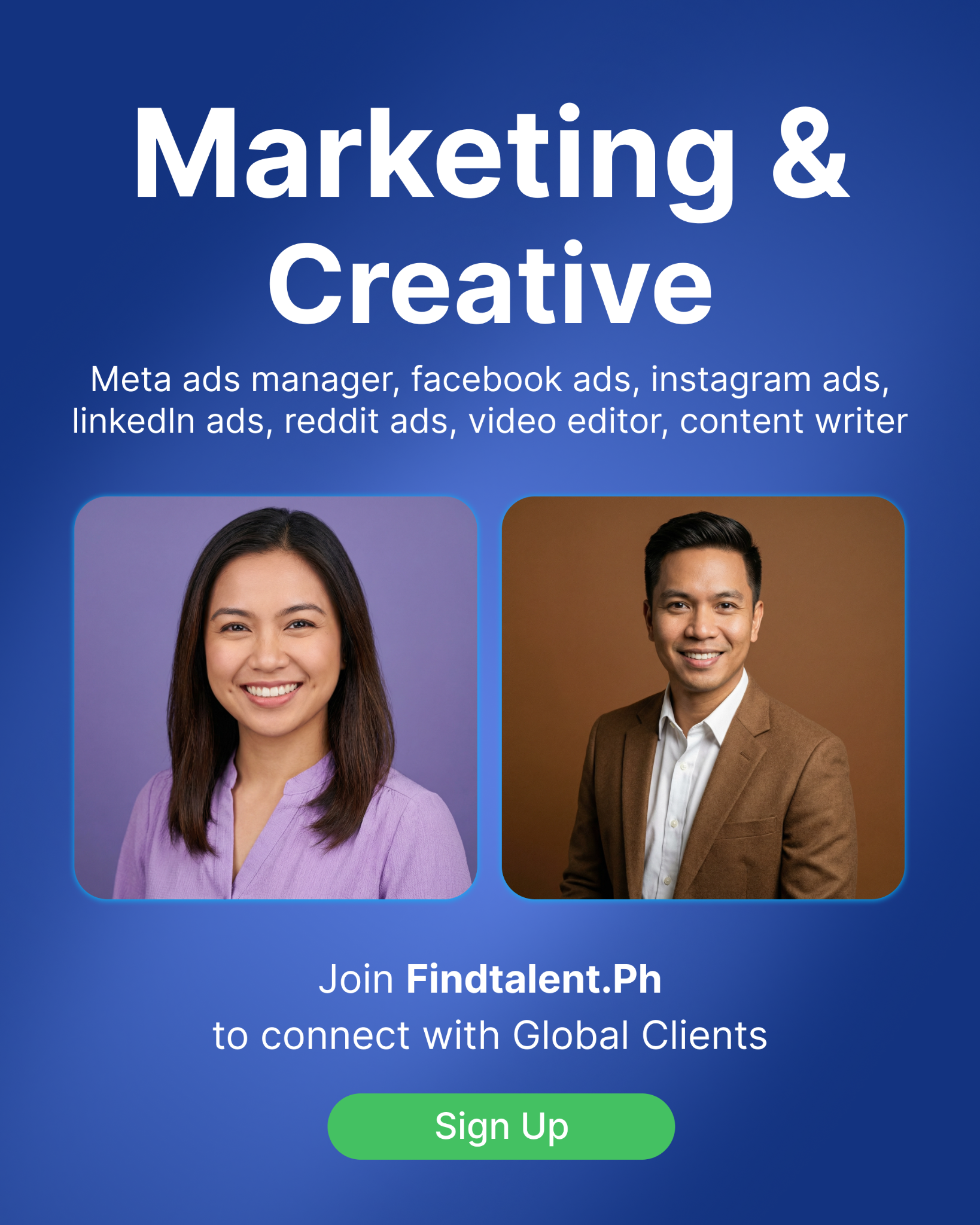 Findtalent.ph Facebook ad
