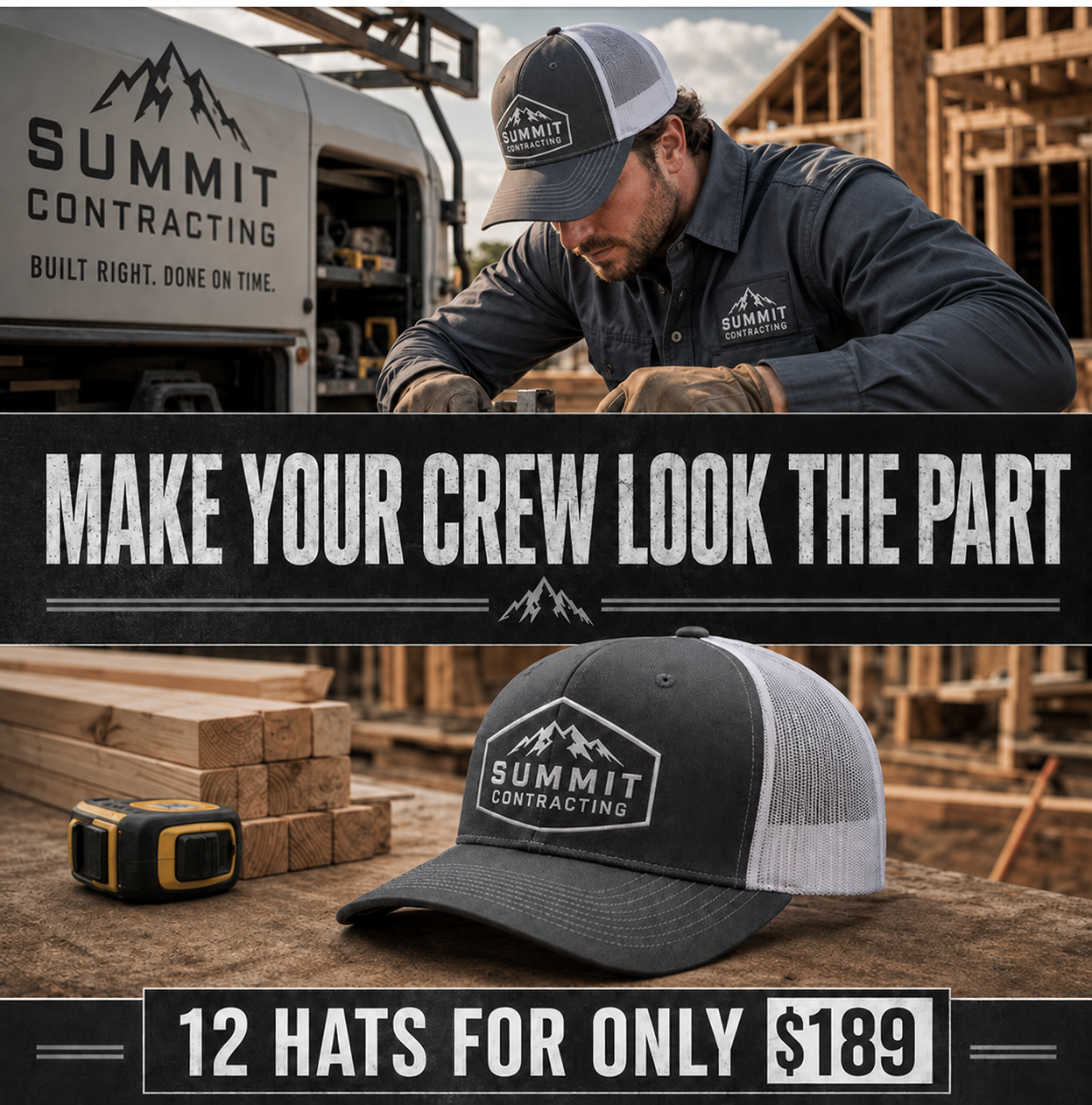 Lids On Demand Facebook ad: Be the Crew That Stands Out