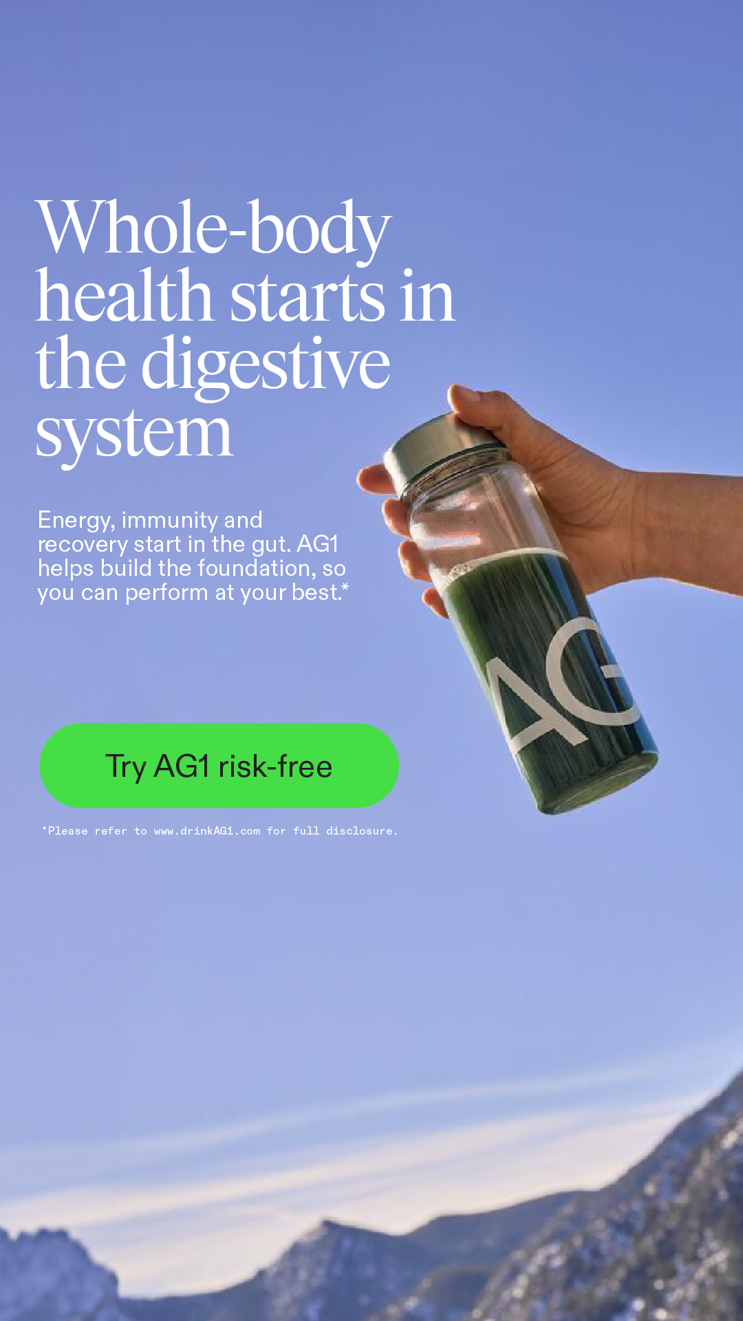 AG1 by Athletic Greens Facebook ad
