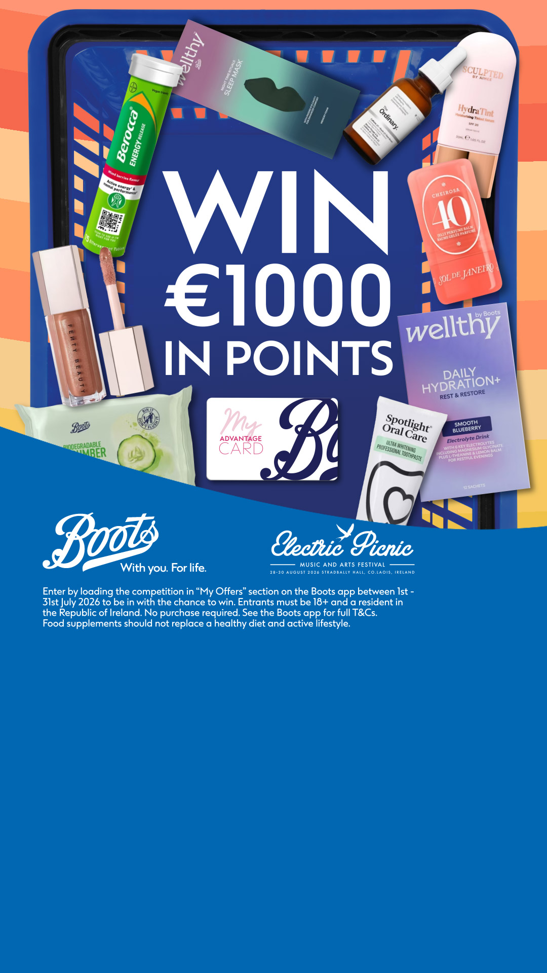 Boots Ireland Facebook ad