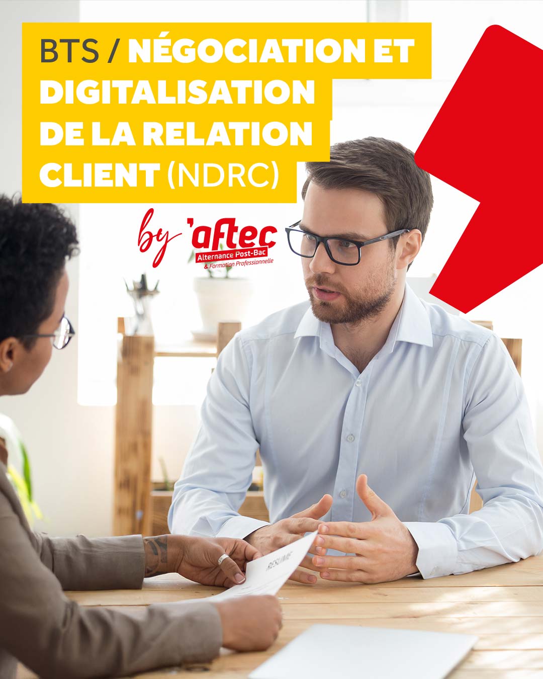 Formation AFTEC Facebook ad: Formation BTS Négociation & Digitalisation - Inscris-toi!