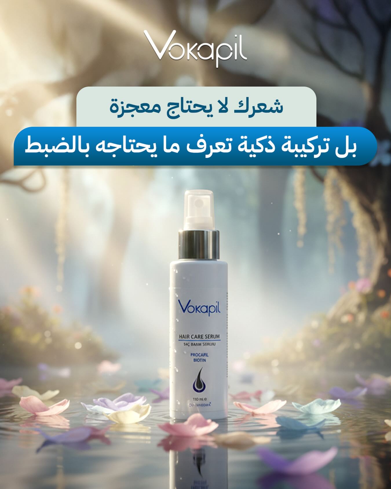 فوكابيل للعناية بالشعر Facebook ad