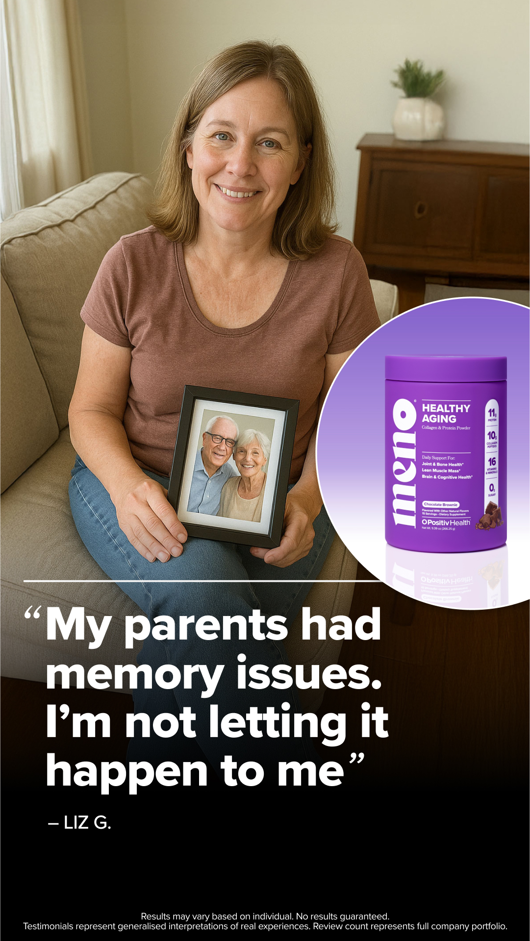 MENO Healthy Aging Facebook ad