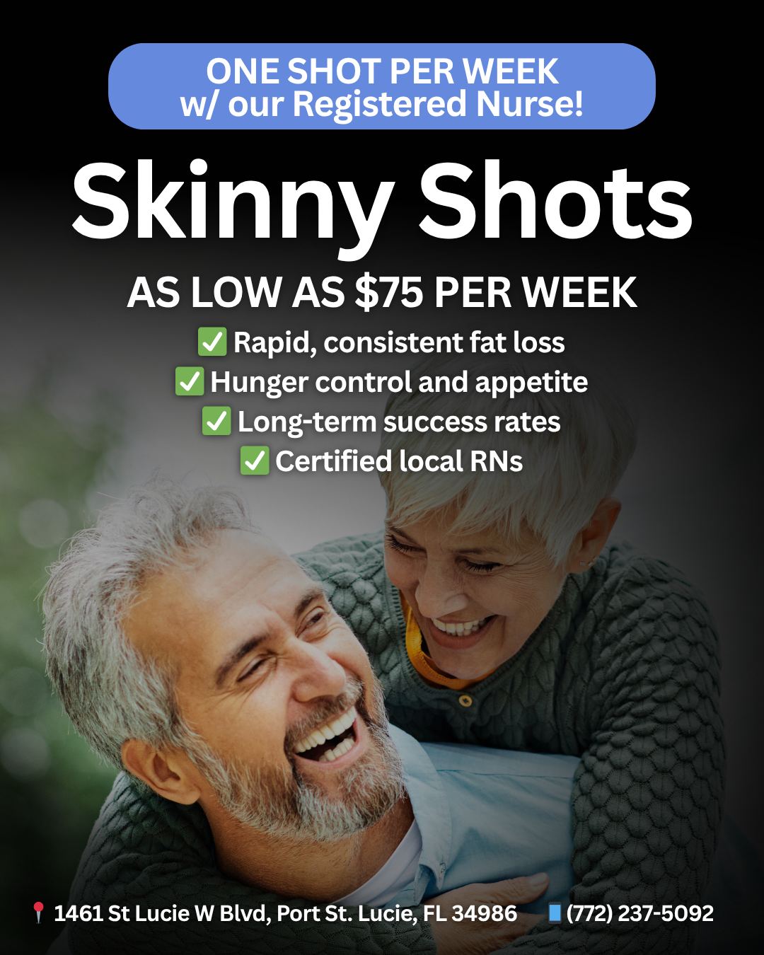 PSL - Pain Relief, Recovery, Beauty and Wellness Facebook ad: Weight Loss From $75/Week, Limited Spots