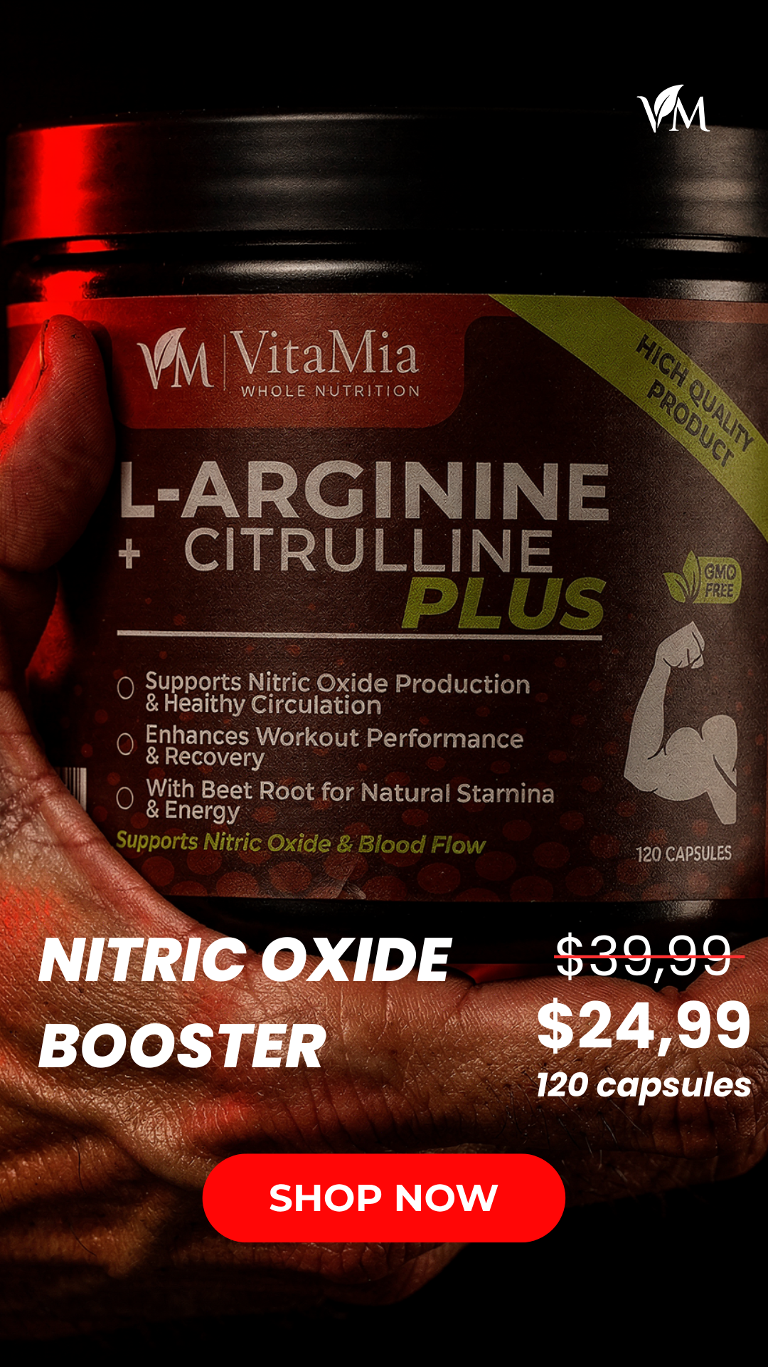 VitaMia Nutrition Facebook ad from Jun 4, 2026