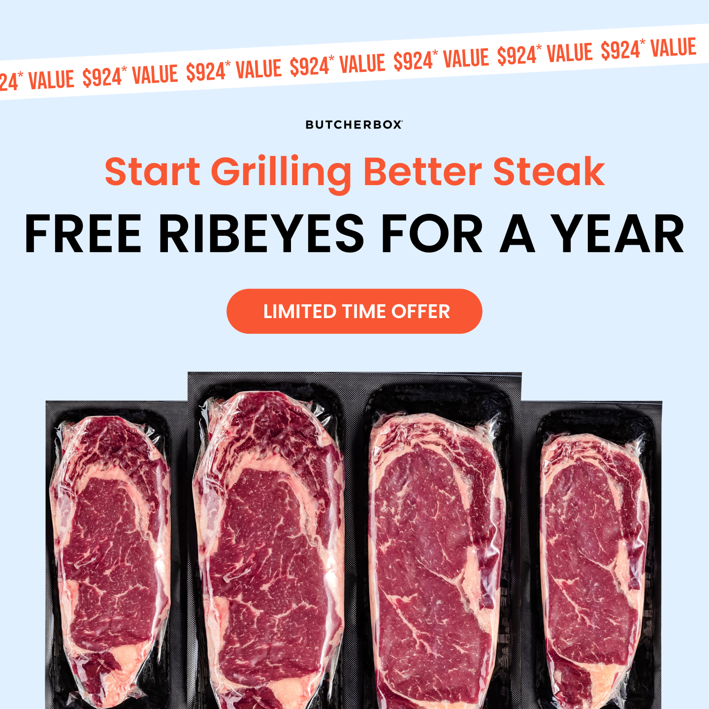 ButcherBox Facebook ad