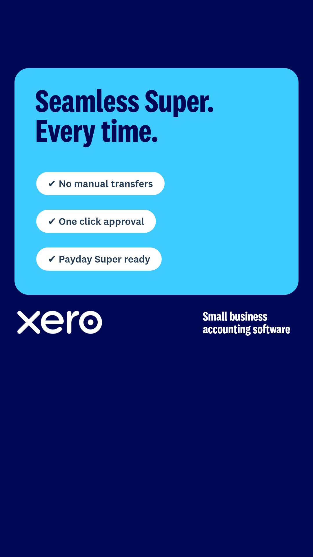 Xero Facebook ad