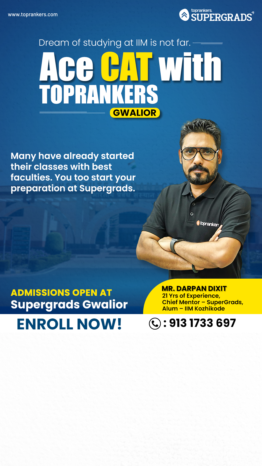 SuperGrads CAT Facebook ad from Mar 10, 2026