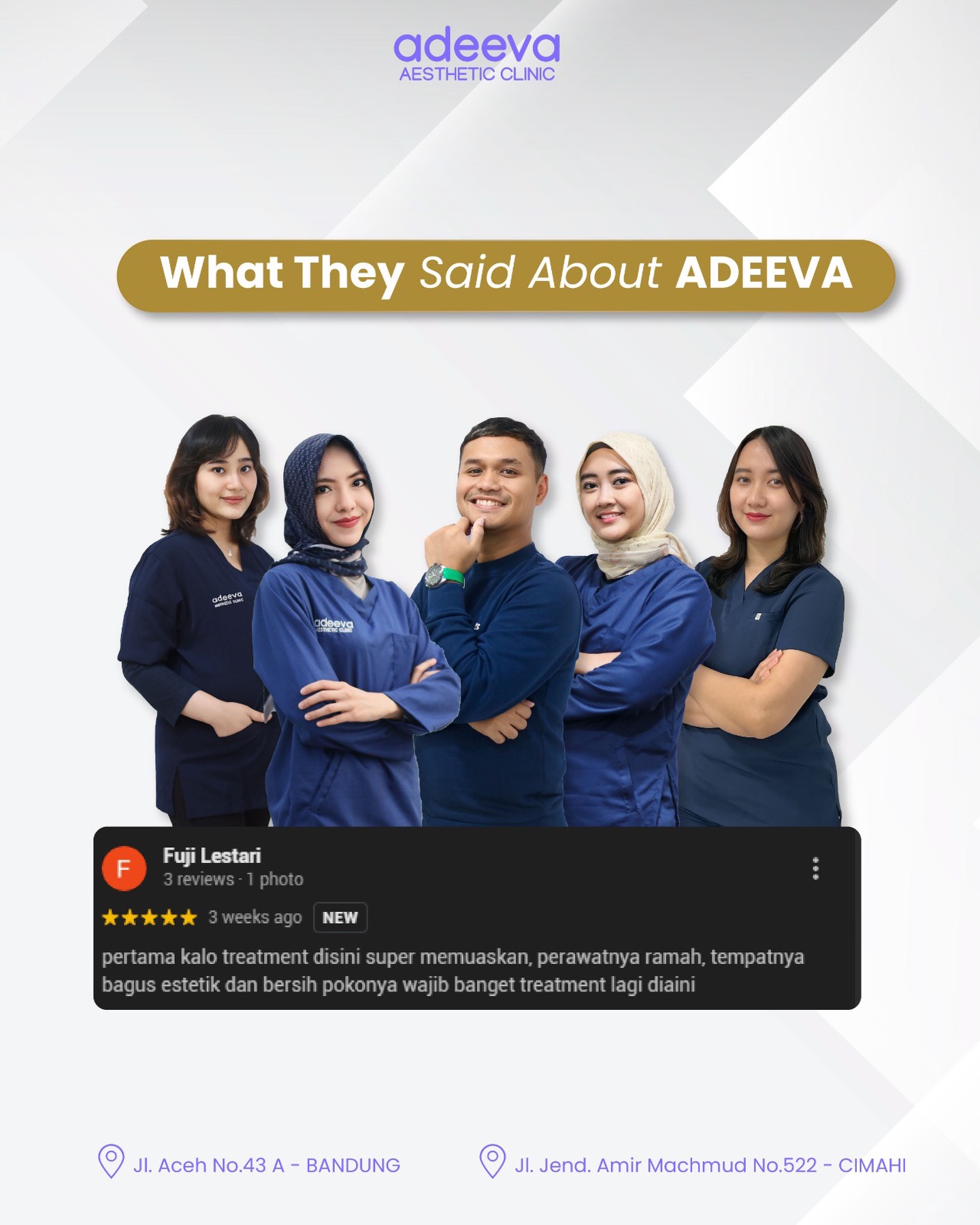 Adeeva Aesthetic Clinic Facebook ad