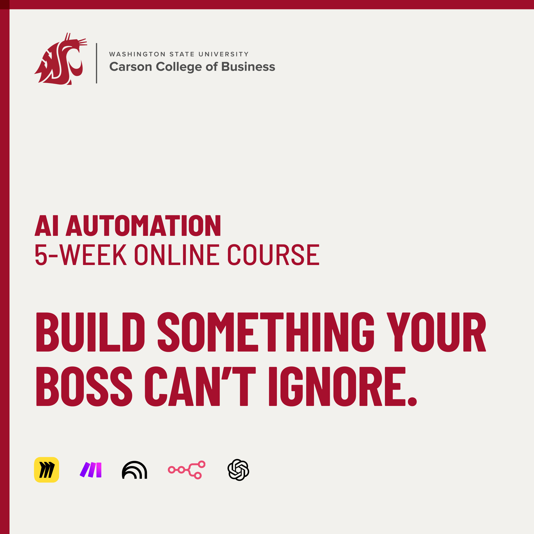 WSU Carson College of Business Facebook ad