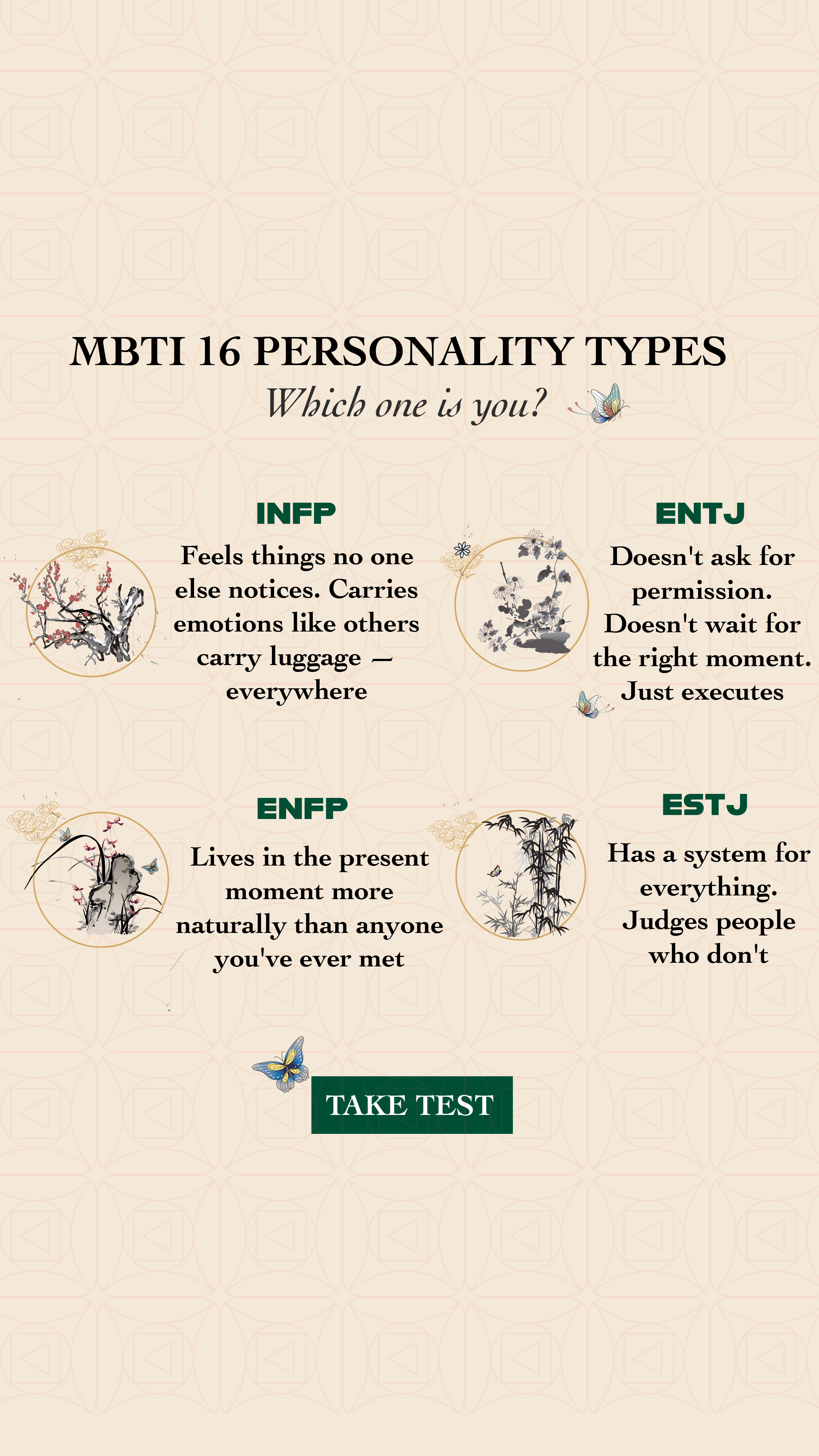 Personality Type Facebook ad