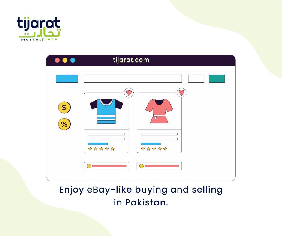 Tijarat Marketplace Facebook ad: Introducing Tijarat.com, the newest online marketplace…