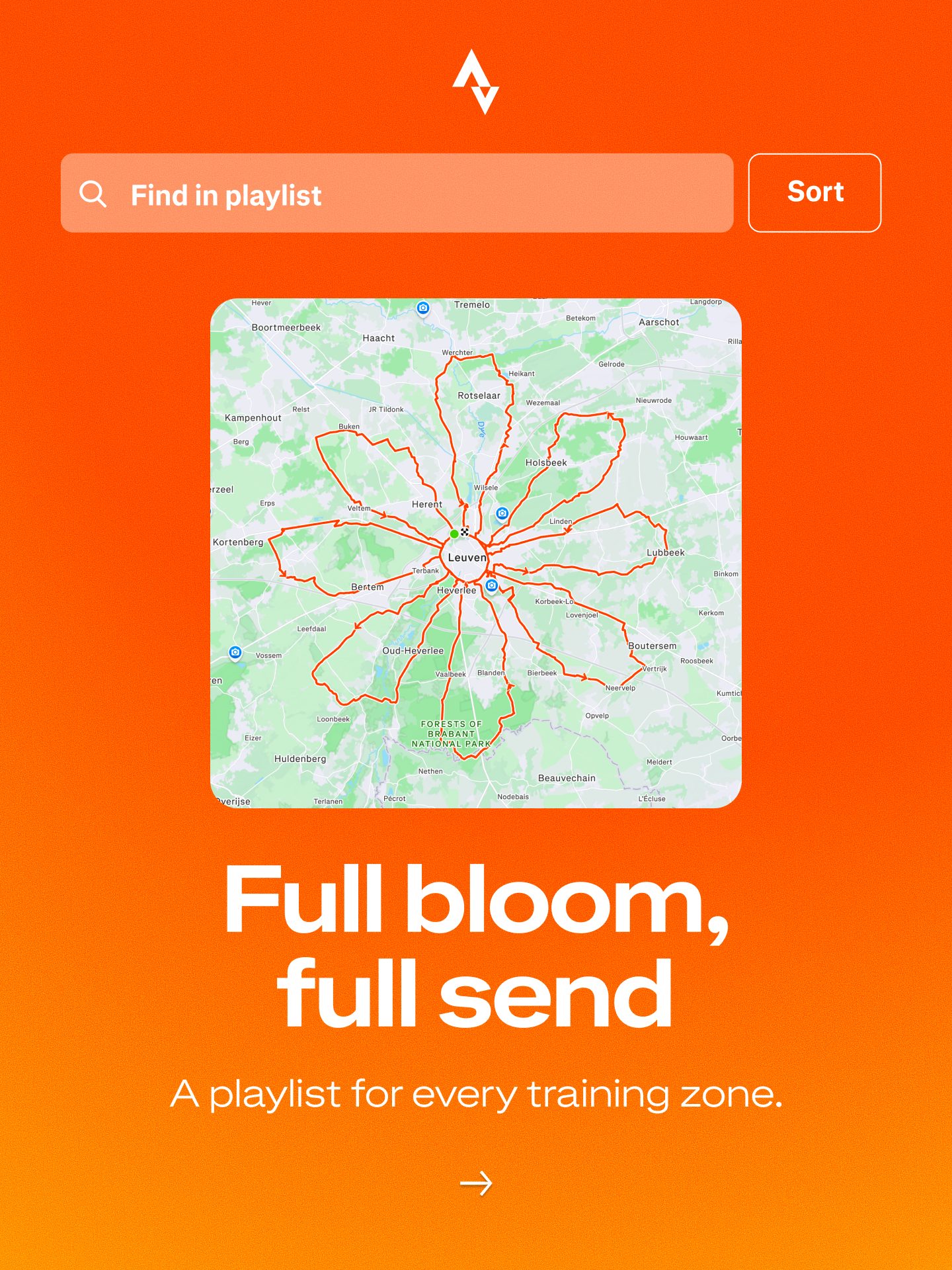 Strava Facebook ad
