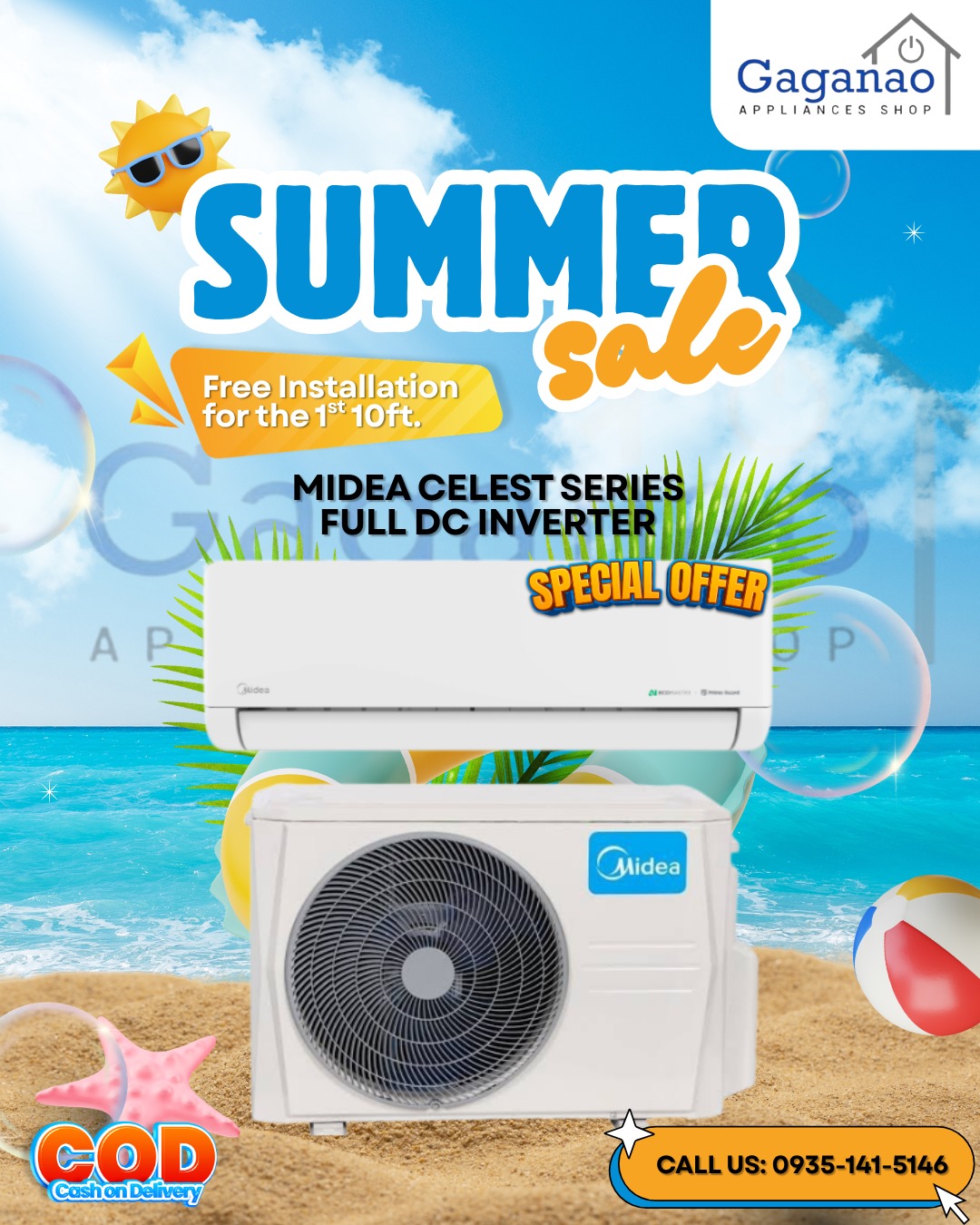Gaganao Appliances Shop Airconditioning and Services Facebook ad: SUMMER SALE ALERT!