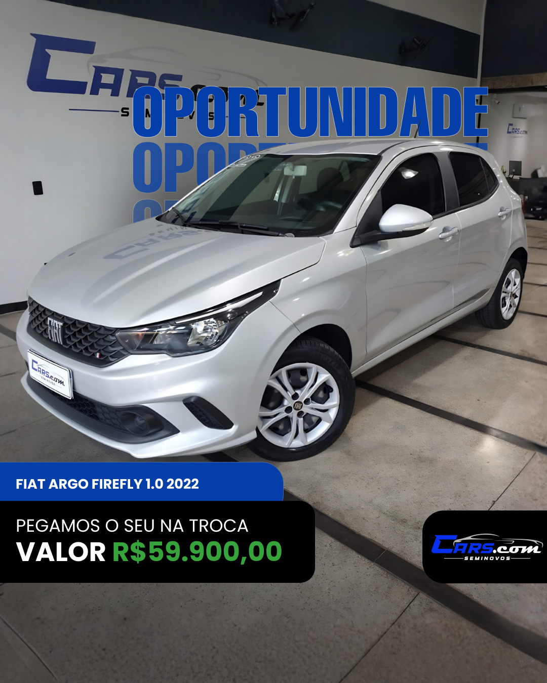 Cars.comseminovos Facebook ad: Seu próximo carro pode estar aqui!