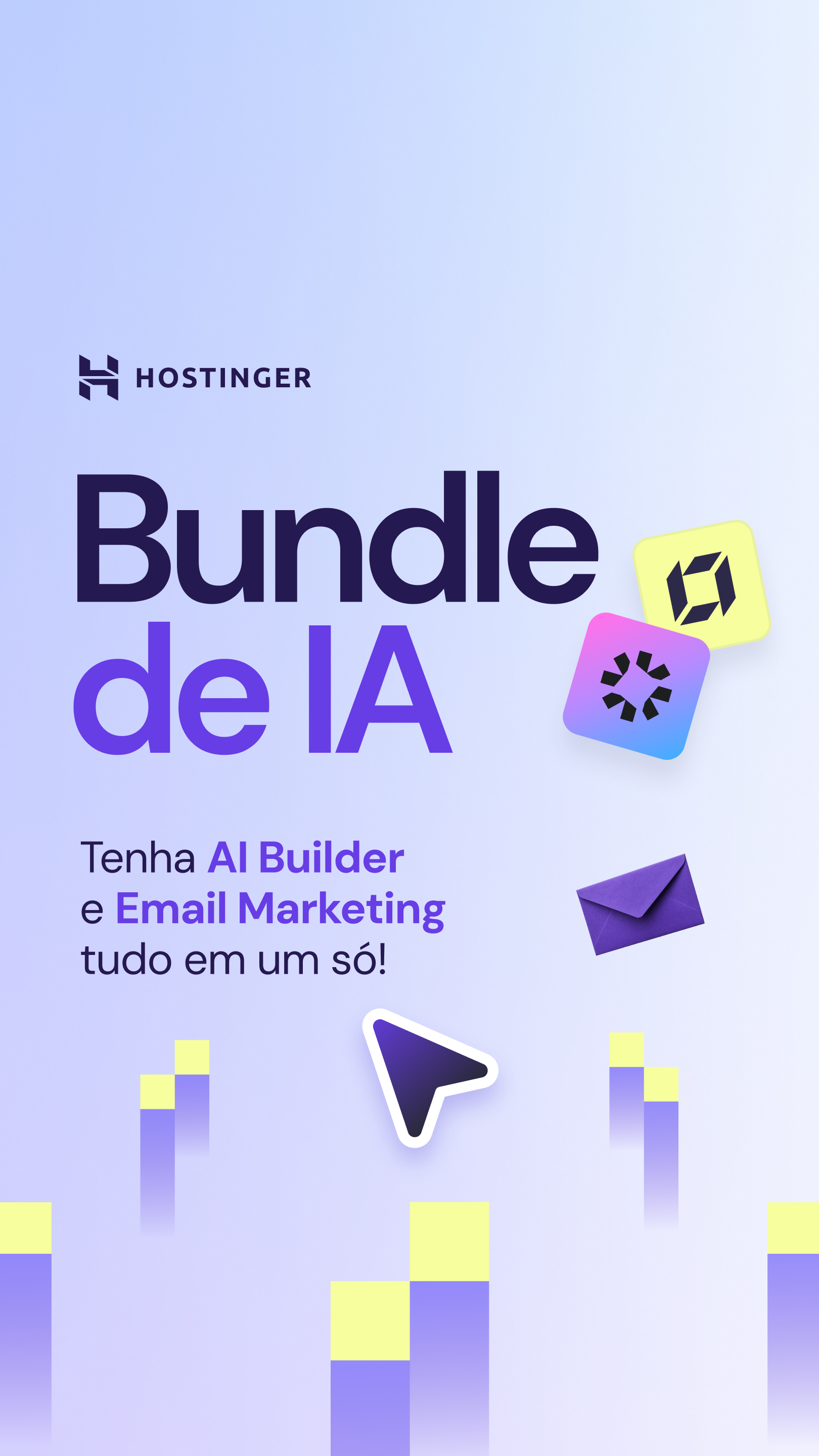 Hostinger Facebook ad: Cresça com a Hostinger