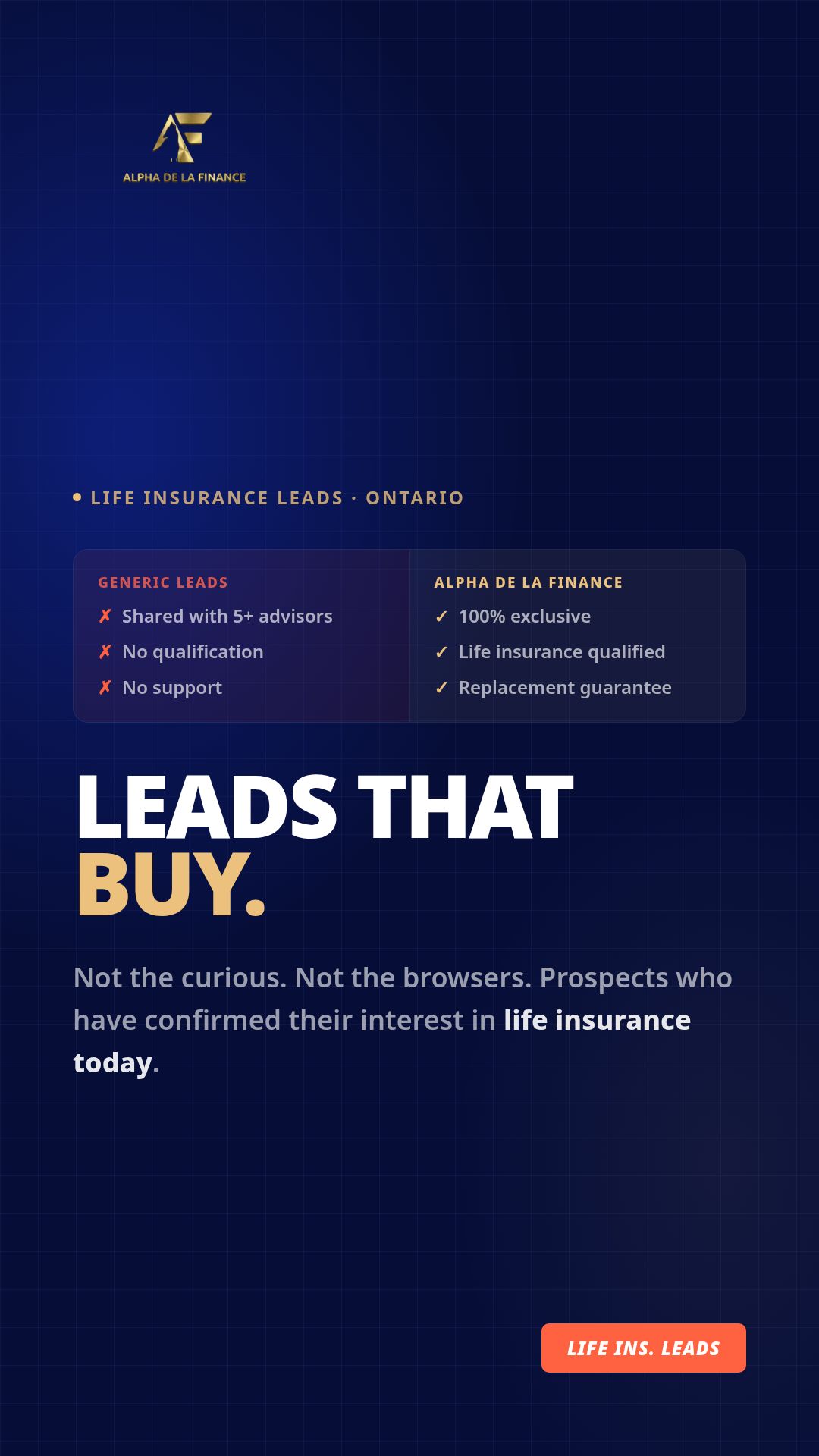 Les Alphas de la finance Facebook ad