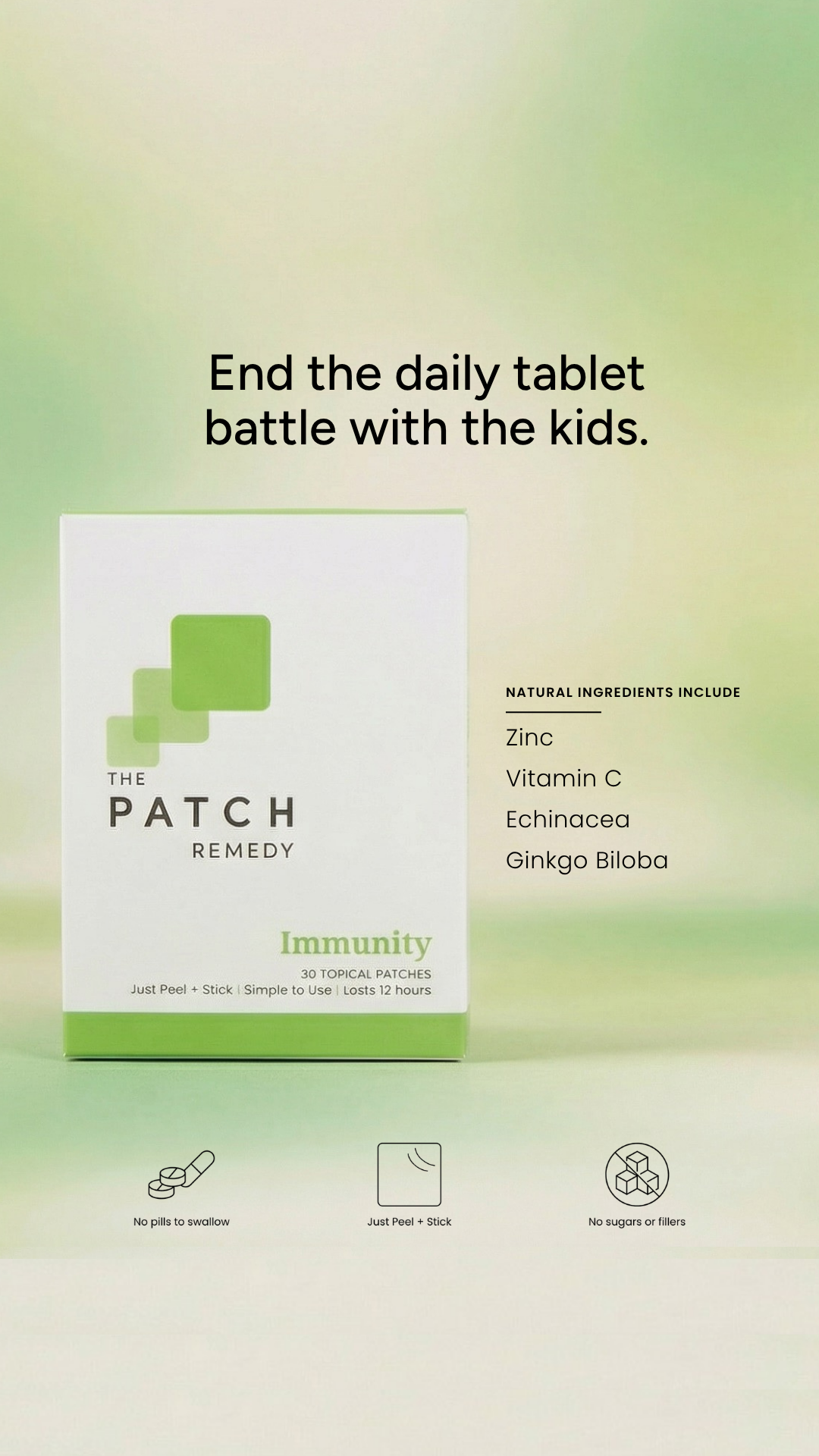 The Patch Remedy Facebook ad