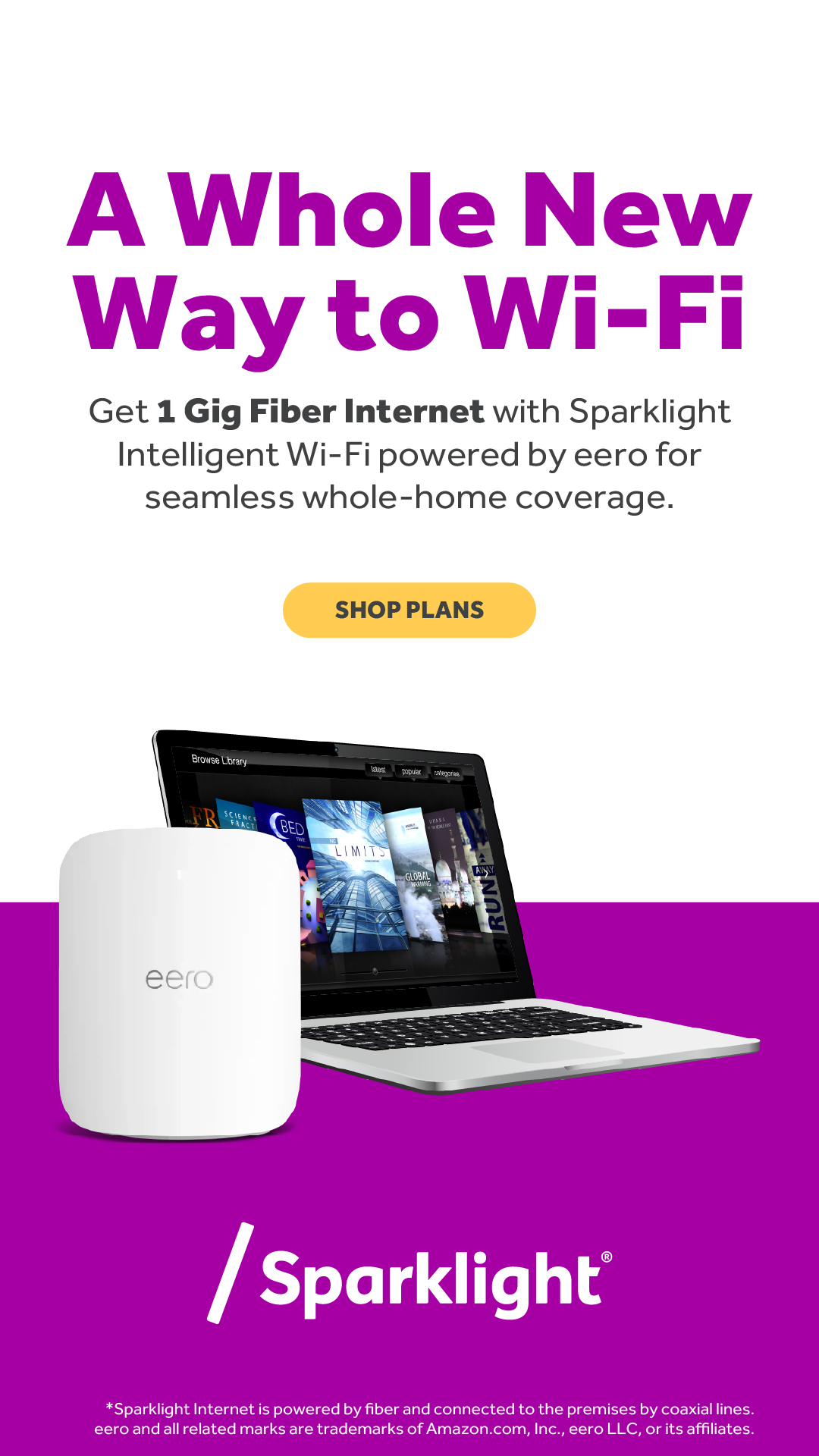 Sparklight Facebook ad