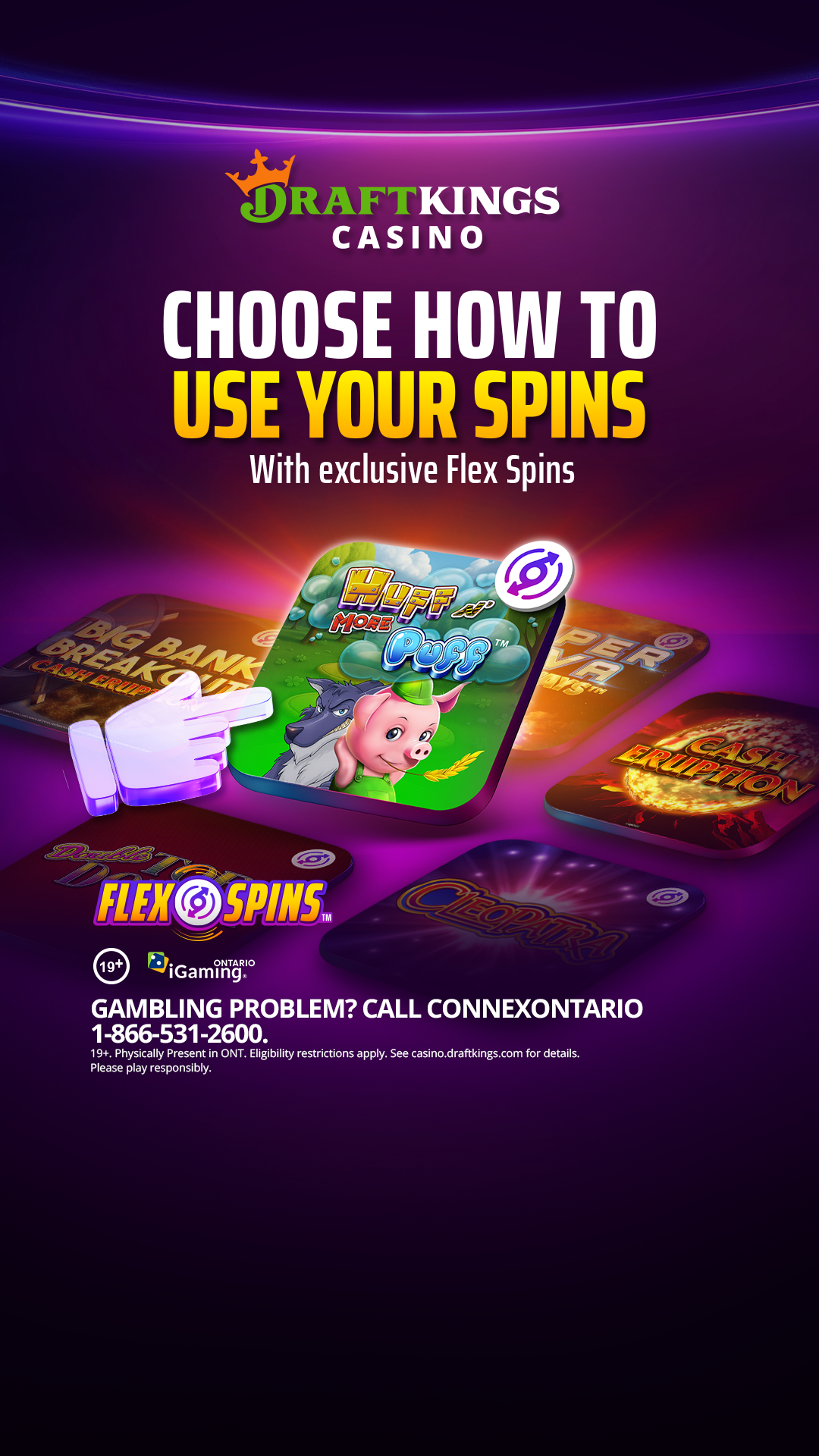 DraftKings Casino Facebook ad