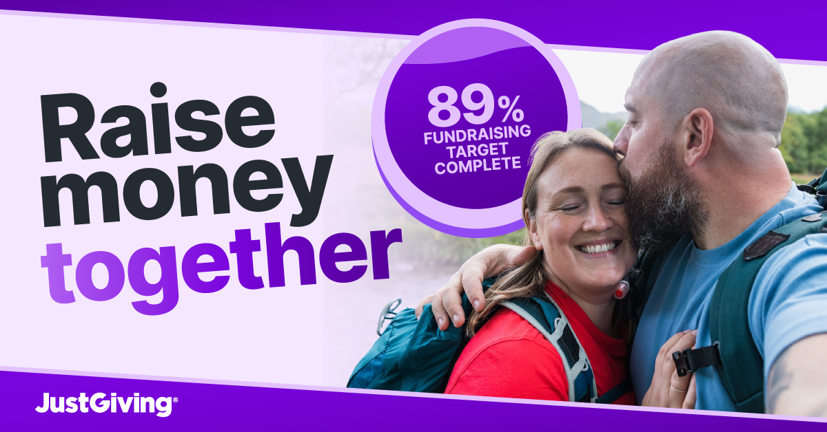 JustGiving Facebook ad