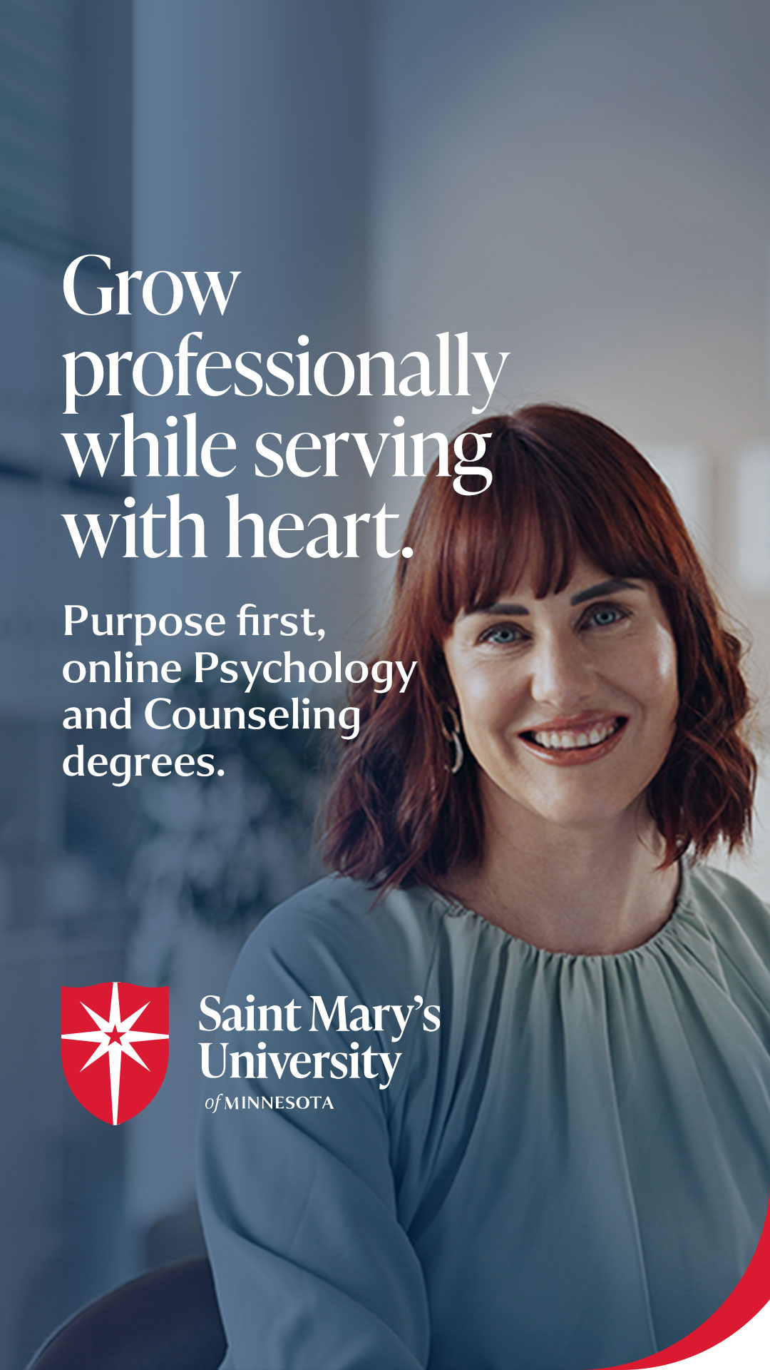 Saint Mary's University of Minnesota Facebook ad