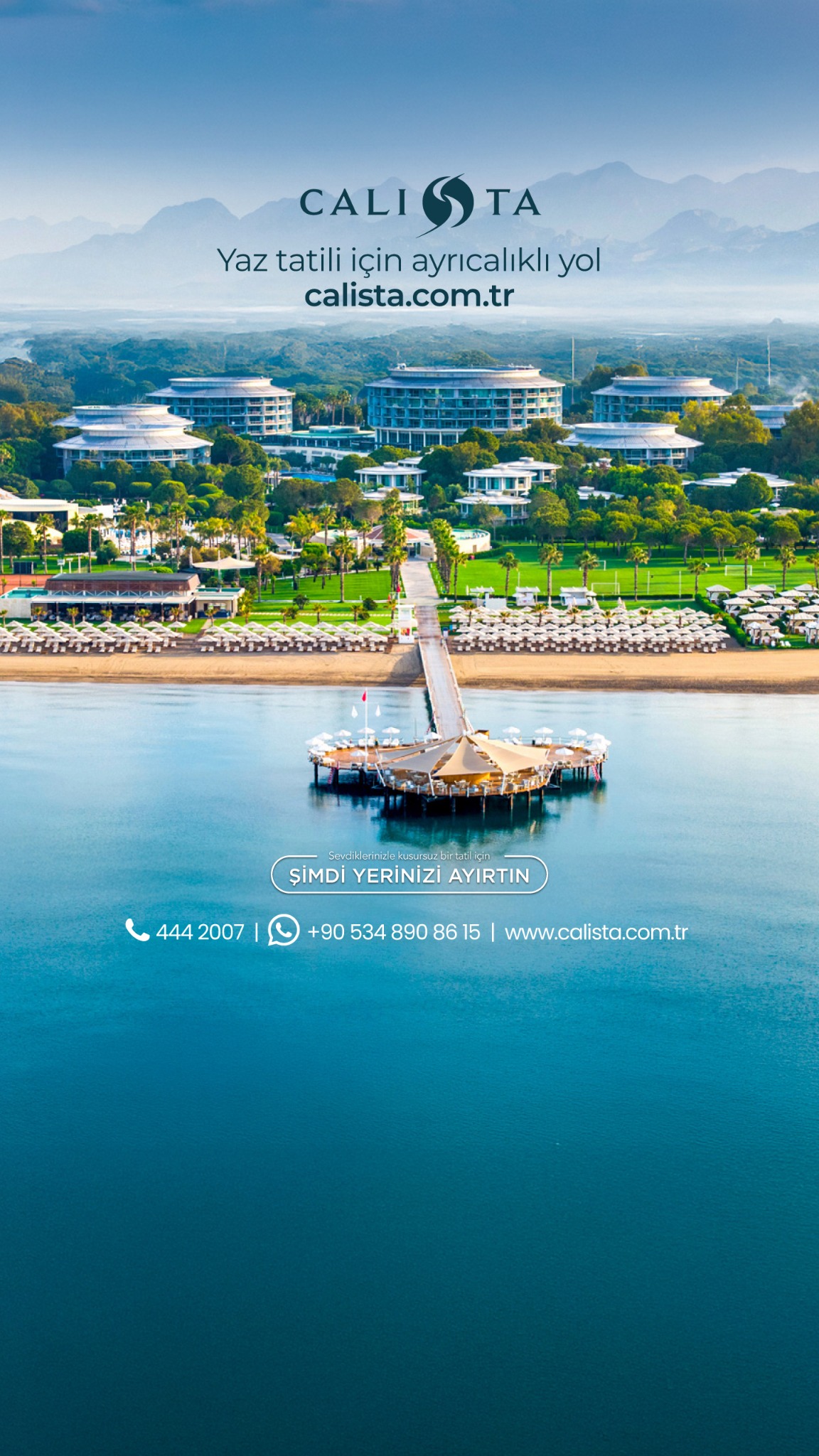 Calista Luxury Resort Facebook ad