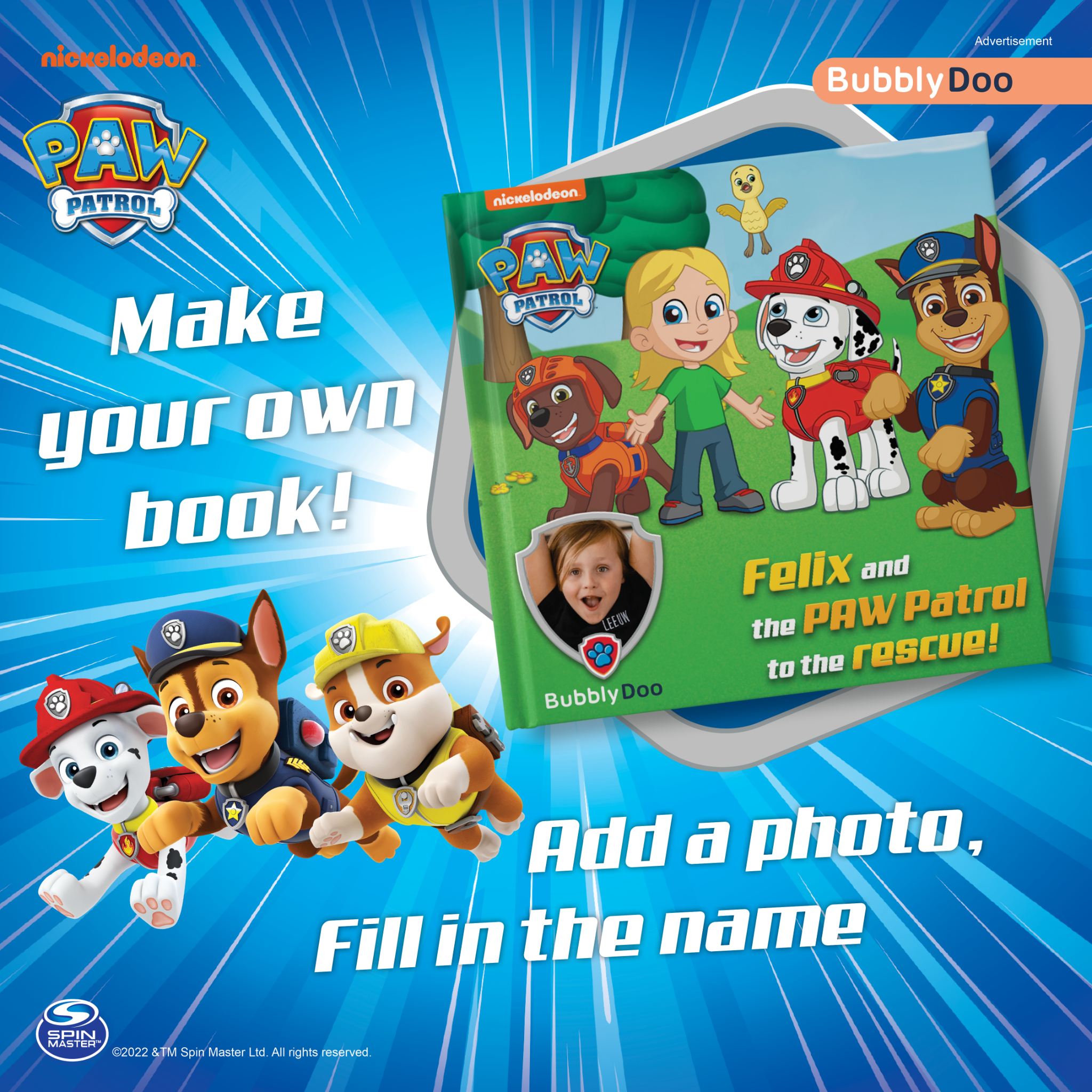 BubblyDoo Books Facebook ad