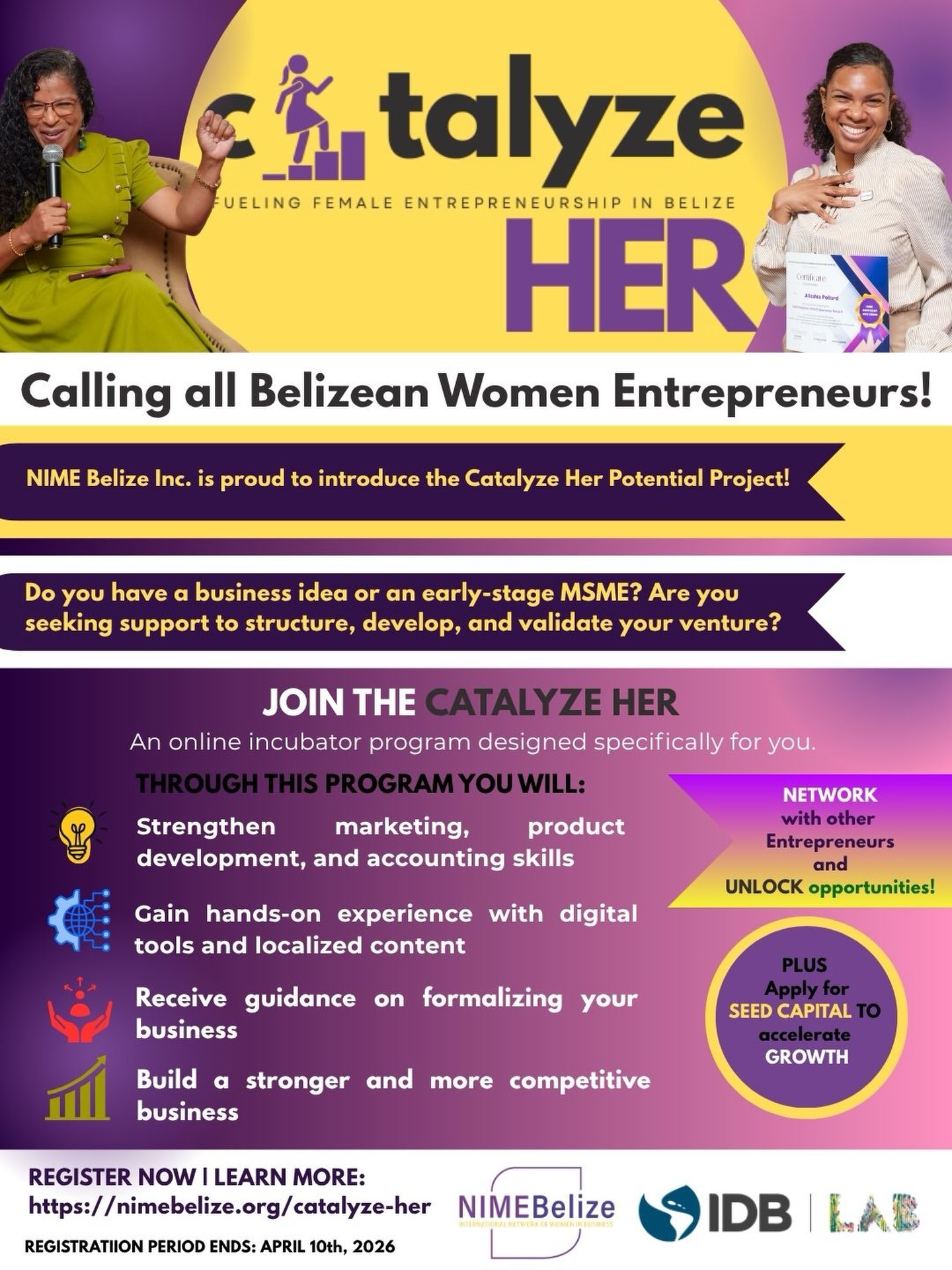 International Network of Women in Business: NIME Facebook ad: NIME Belize | Empowering Women Entrepreneurs & Business…