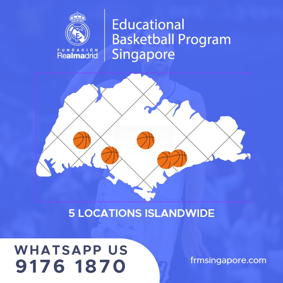 Real Madrid Foundation Basketball School Singapore Facebook ad
