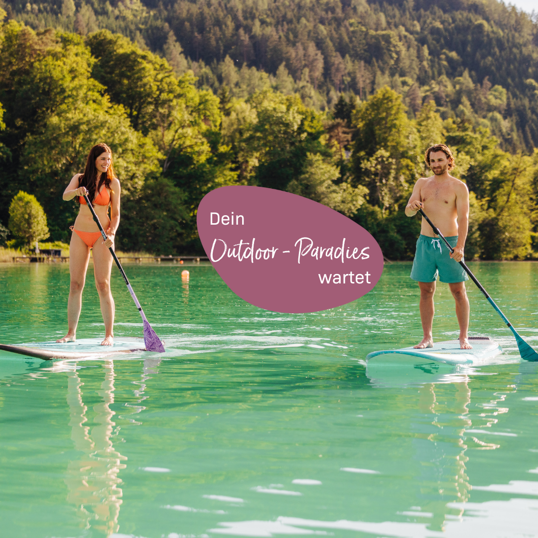 Das Seepark Facebook ad: Aktivurlaub am Wörthersee