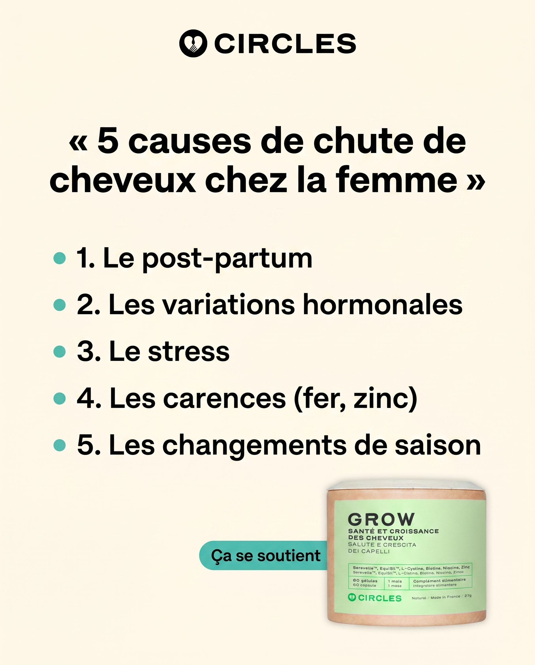 Circles Facebook ad