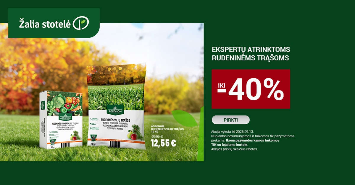 Žaliastotelė.lt Facebook ad