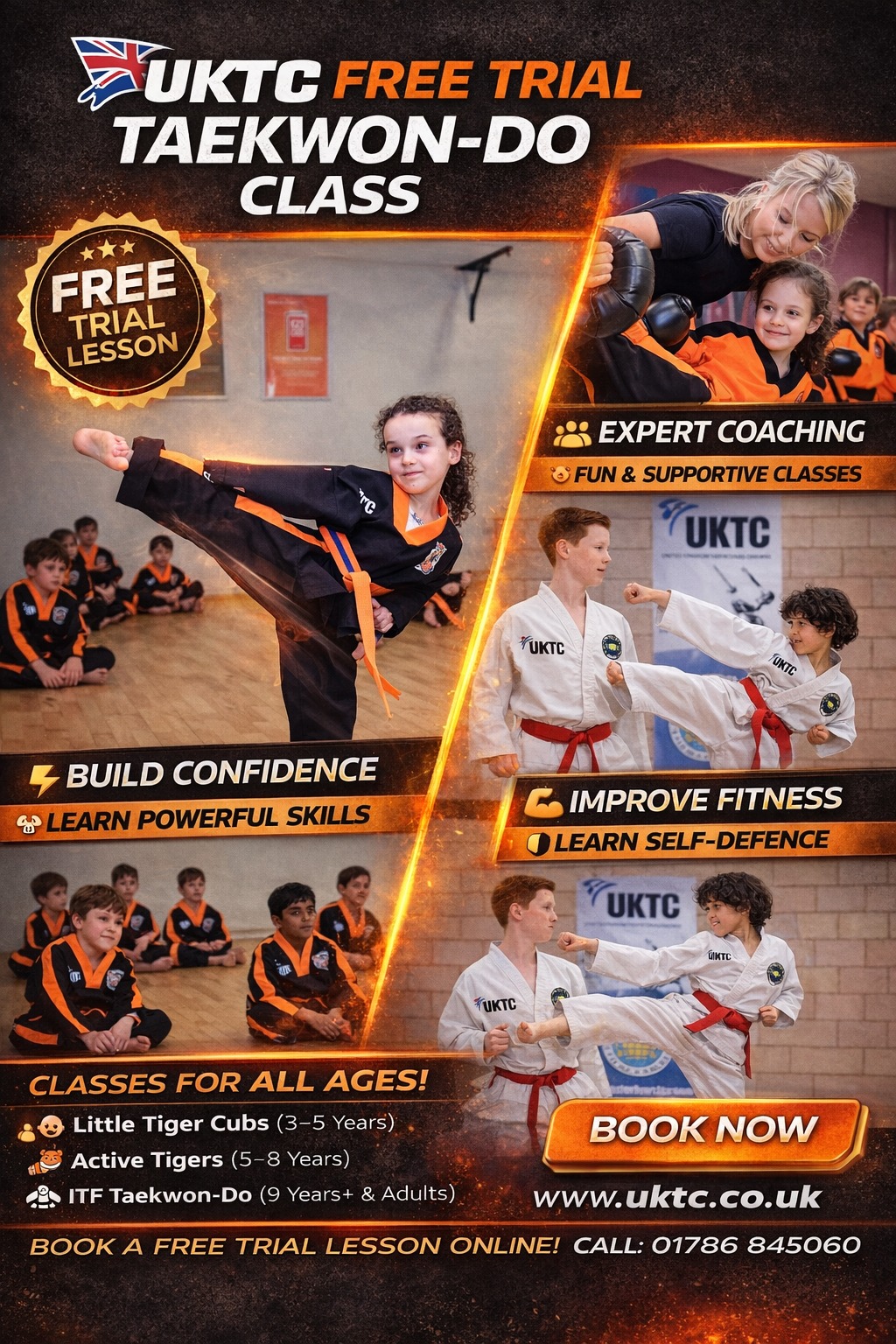 UKTC Taekwon-Do & Little Tiger Cubs Facebook ad: United Kingdom Taekwon-Do Council Martial Arts School | UKTC