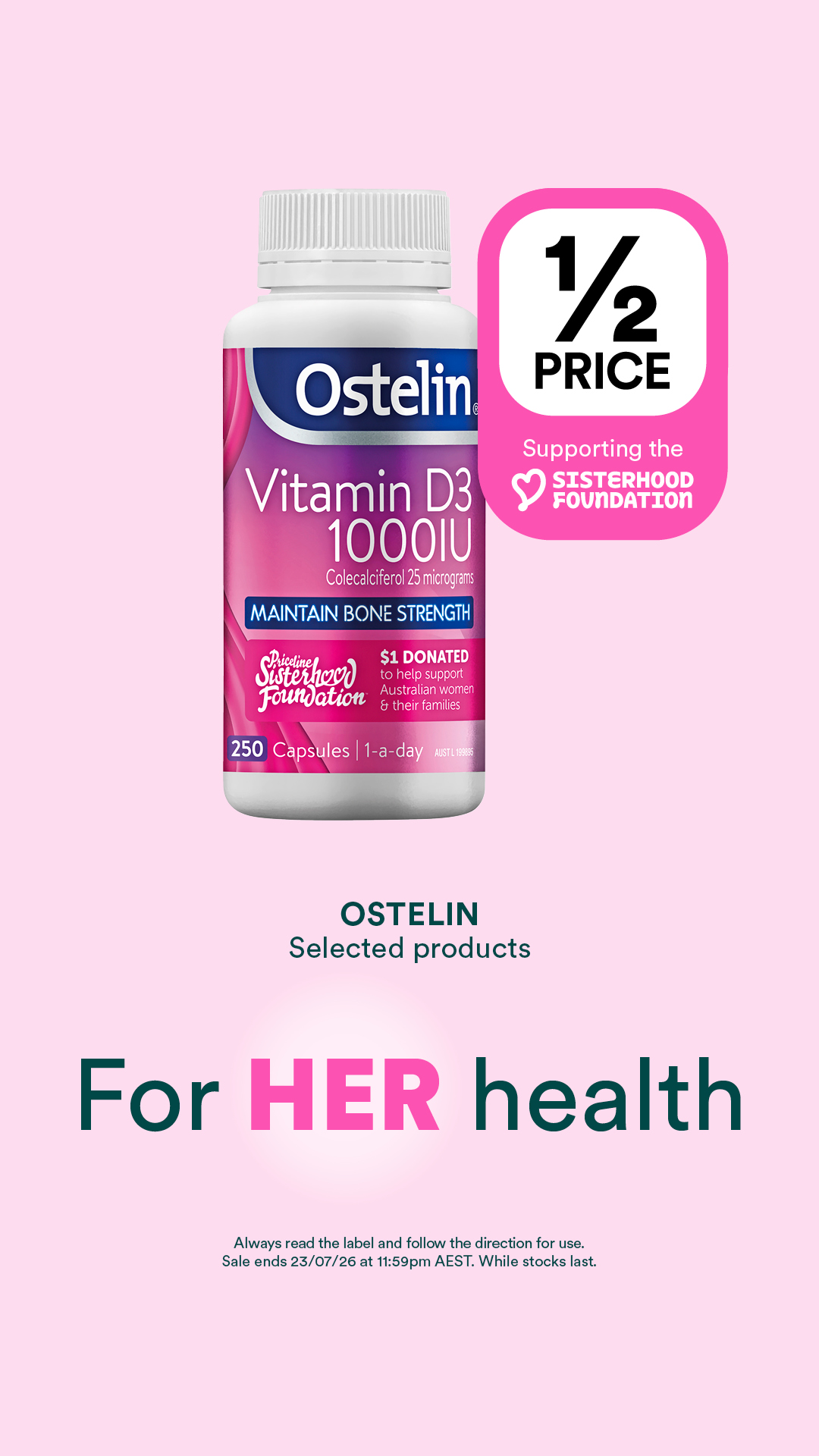 Priceline Australia Facebook ad