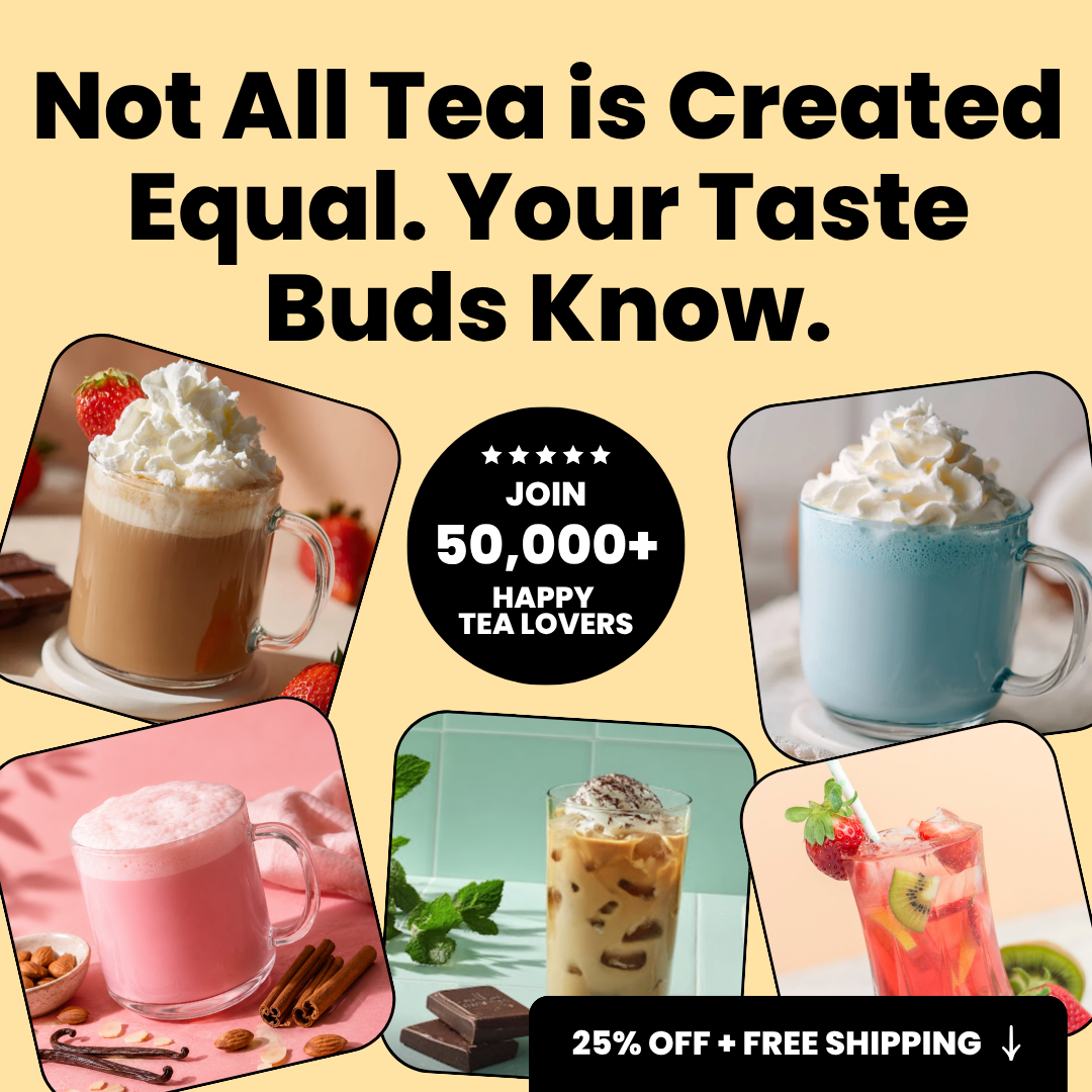 Tealish Facebook ad: Life’s Too Short for Boring Tea