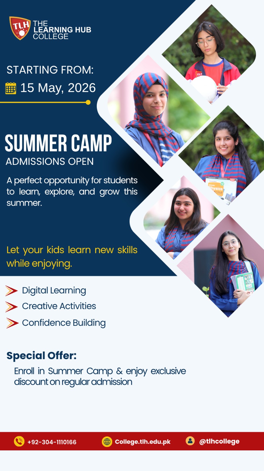 The Learning Hub College Facebook ad