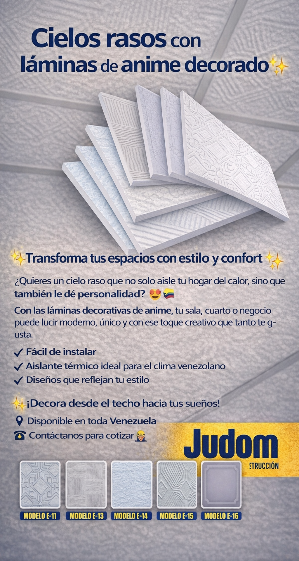 Inversiones Judom, C.A. Facebook ad from Feb 16, 2026