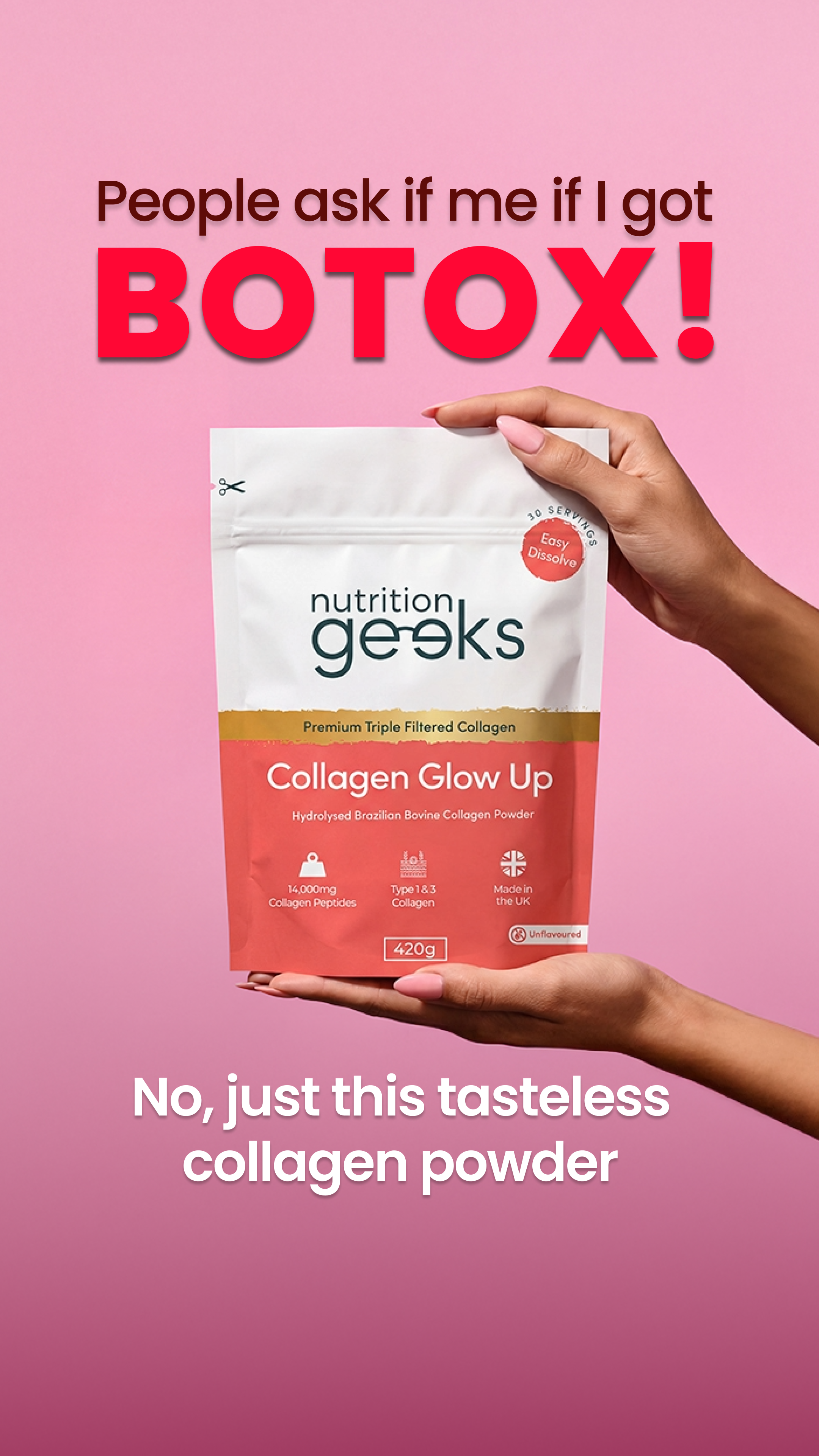 Nutrition Geeks Facebook ad