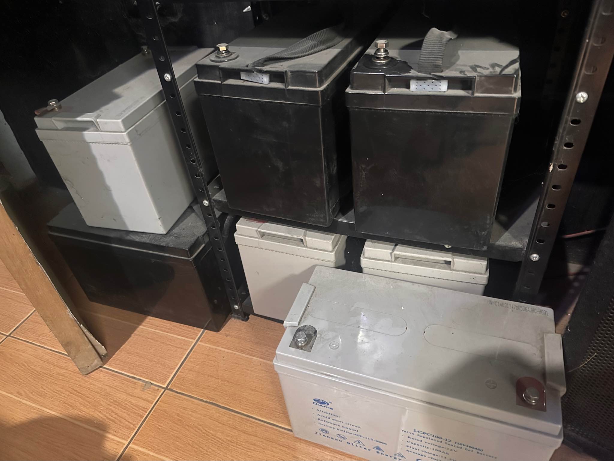 Raziel Dalap Facebook ad: Solar Batteries 100AH each 12v Good condition