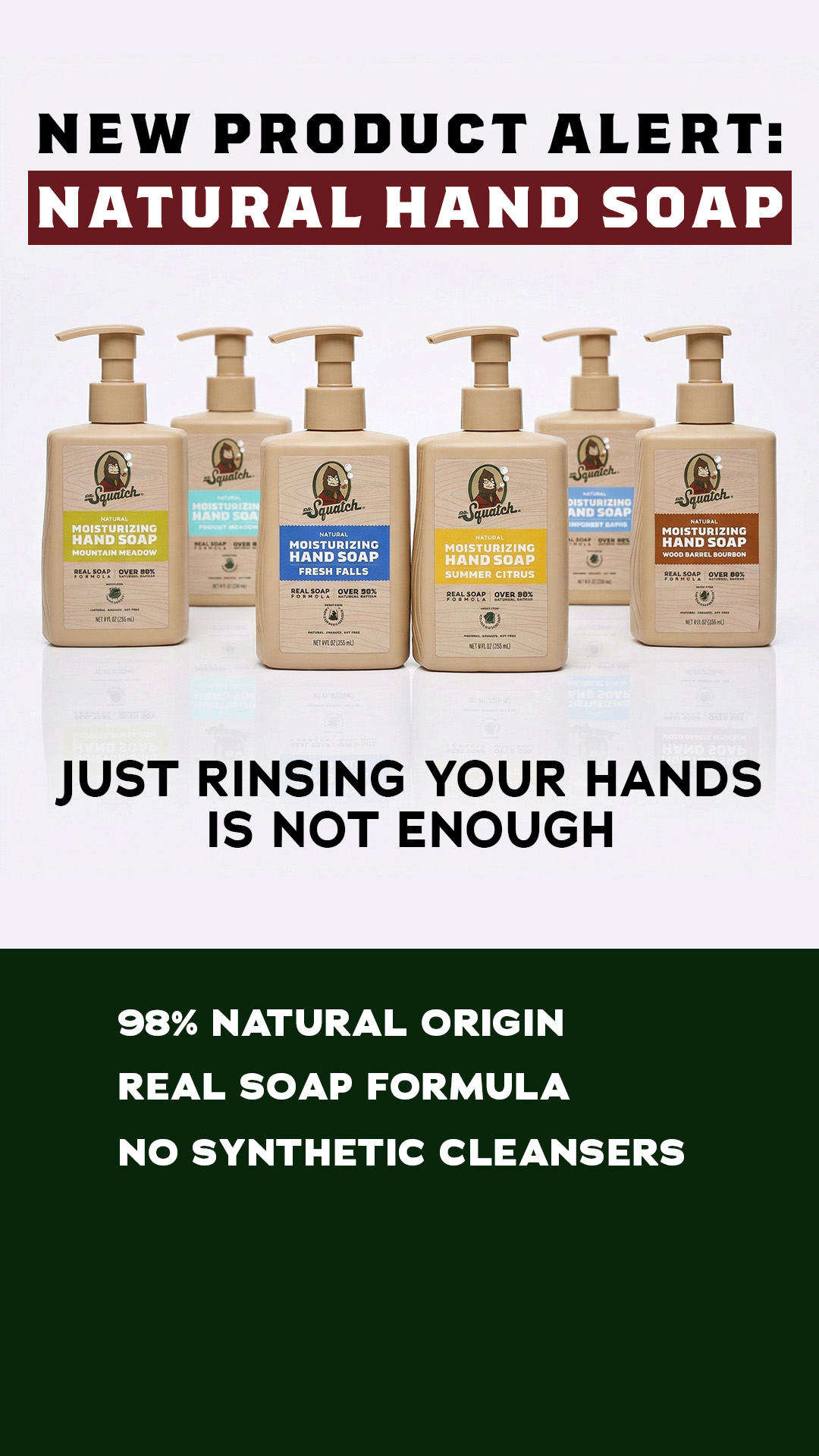 Dr. Squatch Facebook ad