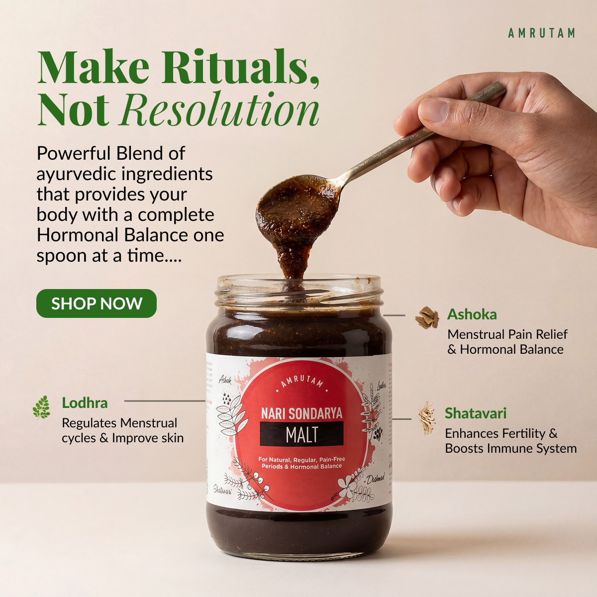 Amrutam Facebook ad