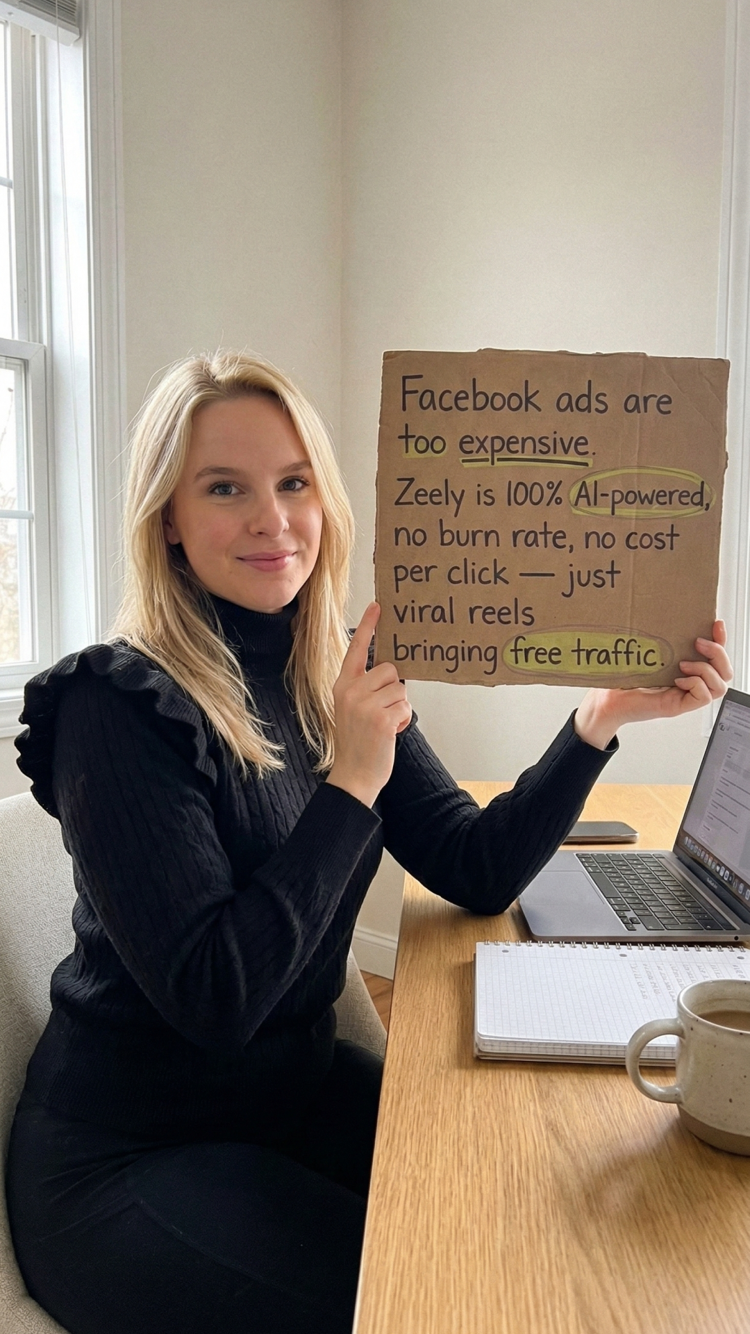 Zeely Facebook ad