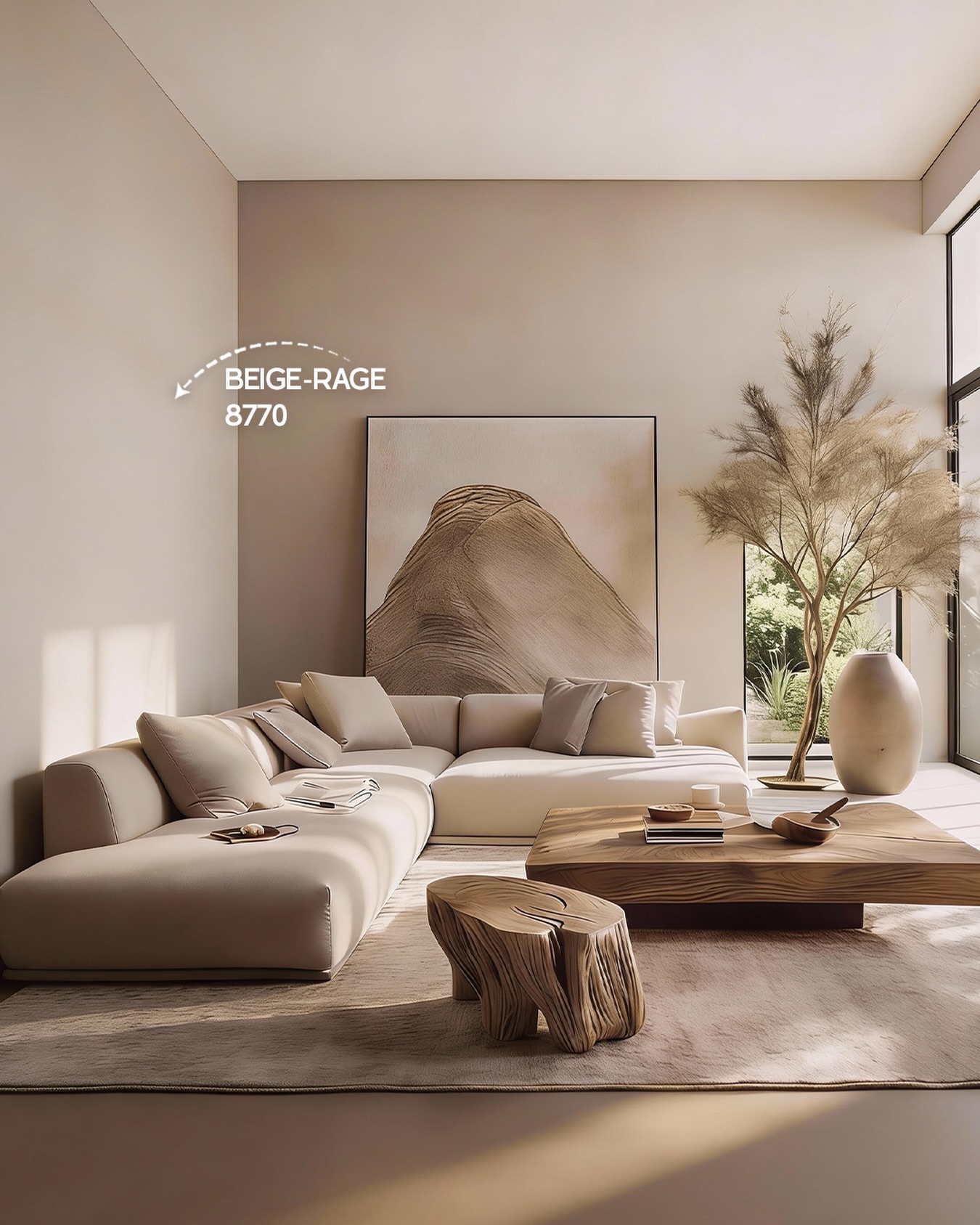 Asian Paints Arabia Facebook ad: Wabi Sabi homes celebrate beauty in imperfection.