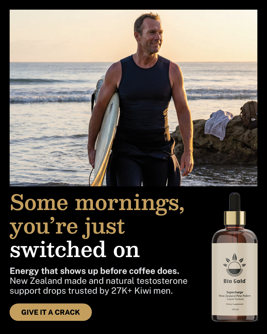 Bio Gold NZ Facebook ad