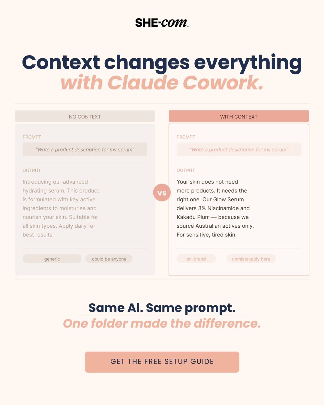SHE-com Community For Women in Ecommerce Facebook ad