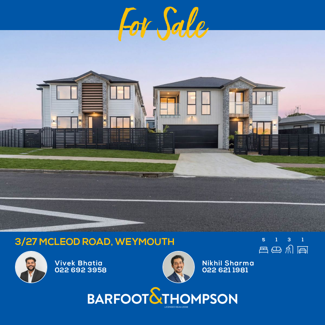 Barfoot & Thompson Mangere Facebook ad from Jul 7, 2026