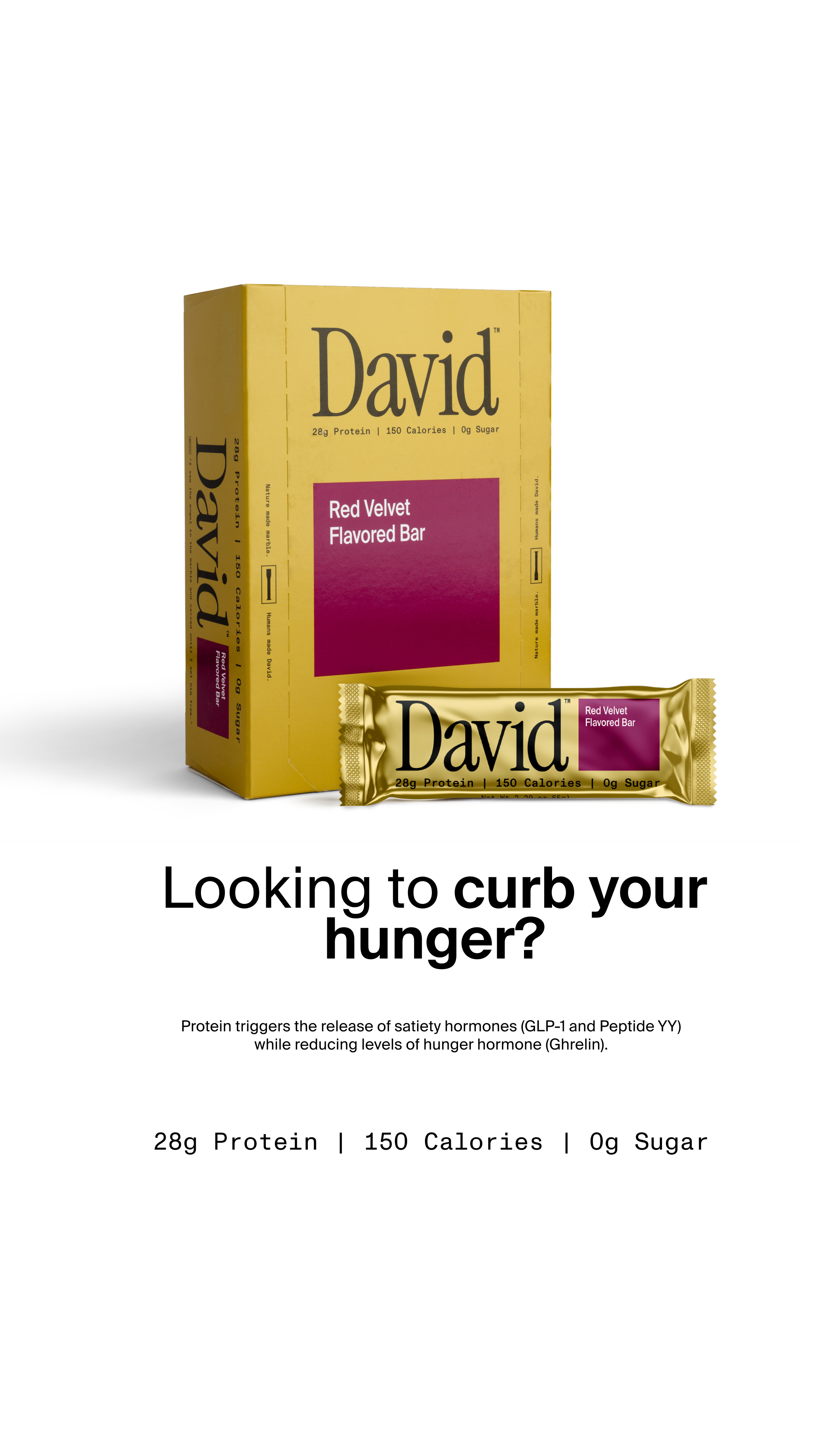 David Protein Facebook ad